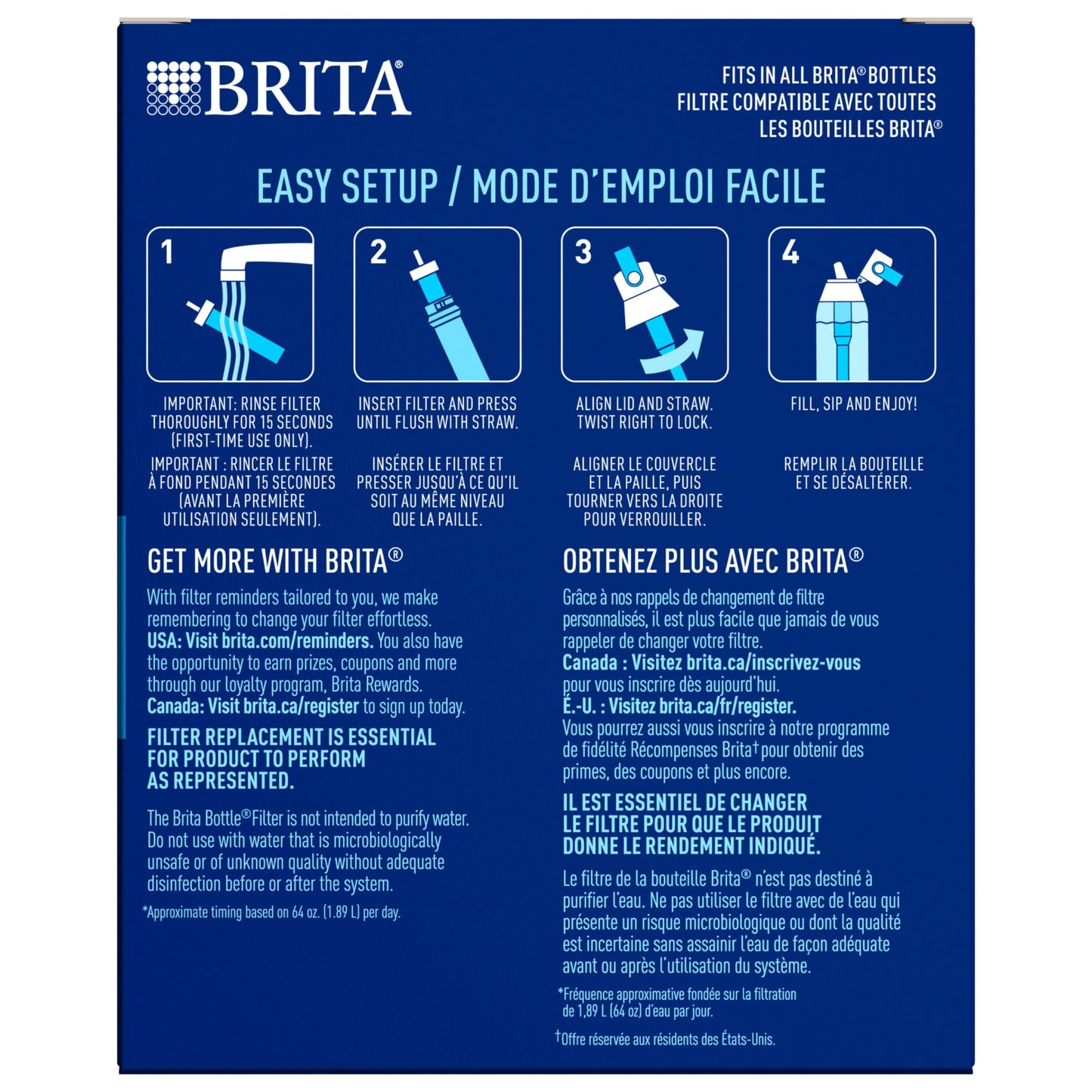 Brita Universal Bottle Filter 6ct ๐ All In One Marketplace Canada