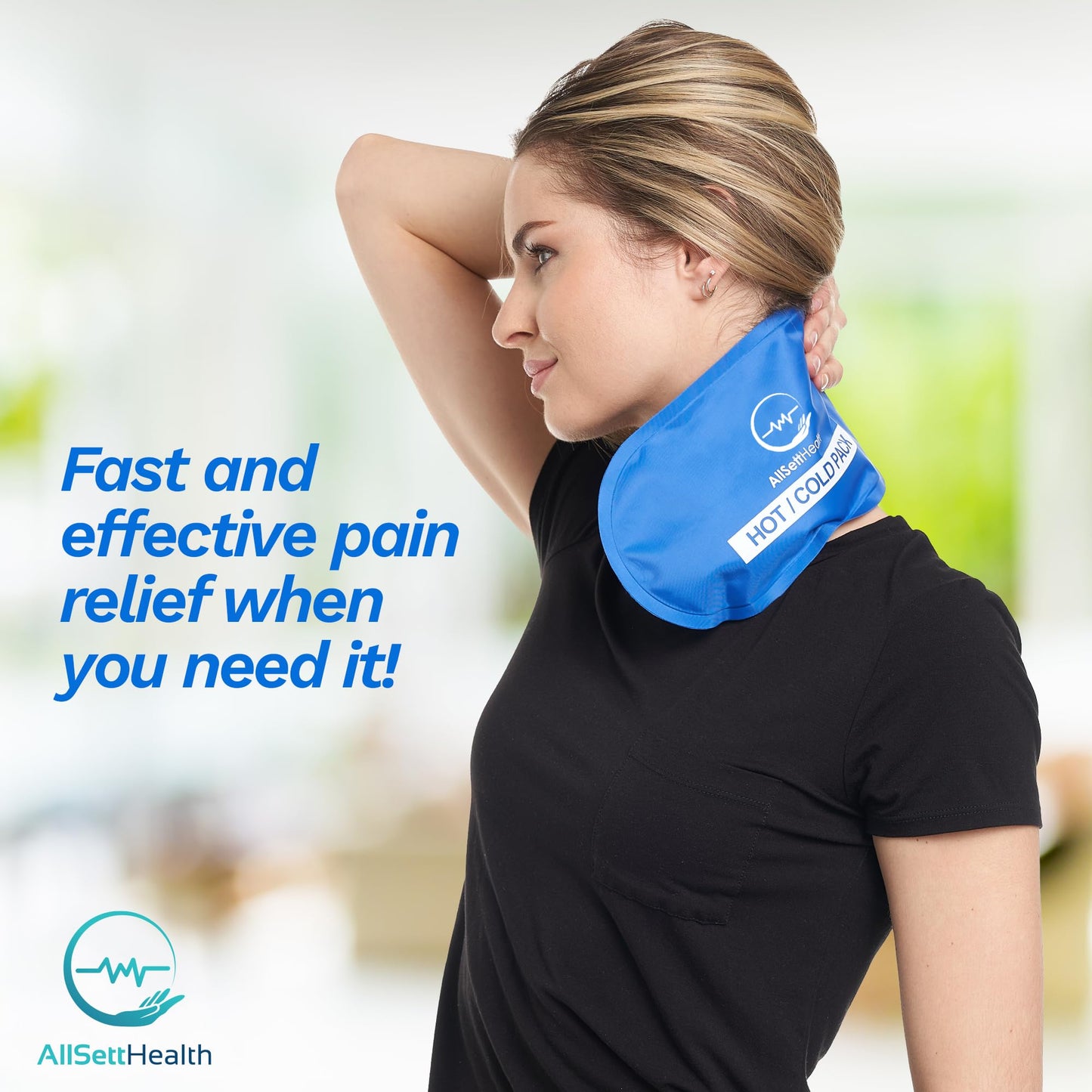 Reusable Cold Gel Ice Packs for Injuries | 4 Pack Cold Compress Gel Ice Pack for Knee, Neck, Hip, Shoulder & Back Pain ๐ All In One Marketplace Canada