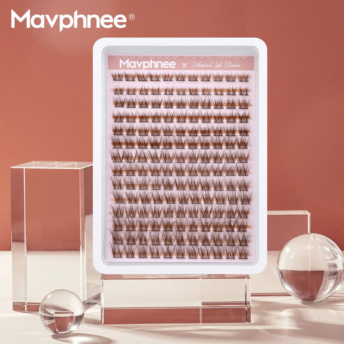 Brown Lash Clusters Natural Lash Extensions Wispy Eyelash Clusters 154 Pcs C Curl Lashes Clusters for Everyday Wear Beginner Friendly Dark Brown Cluster Eyelash Extensions by Mavphnnee ๐ All In One Marketplace Canada