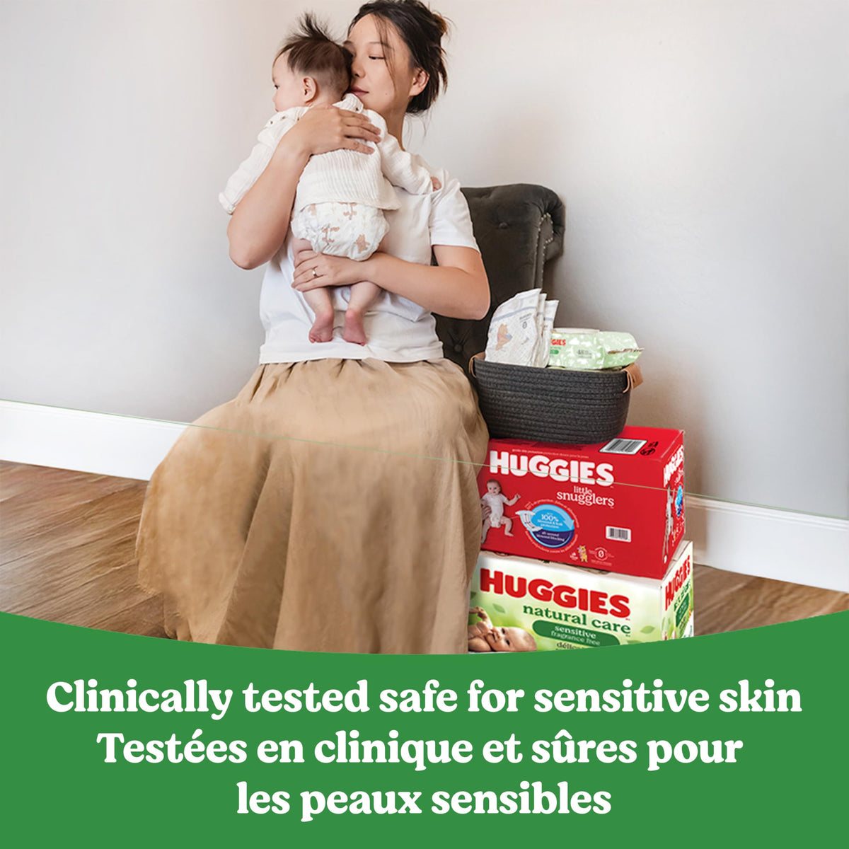 Huggies Natural Care Sensitive Baby Wipes, Unscented, Hypoallergenic, 99% Purified Water, 12 Flip-Top Packs (768 Wipes Total), Packaging May Vary ๐ All In One Marketplace Canada