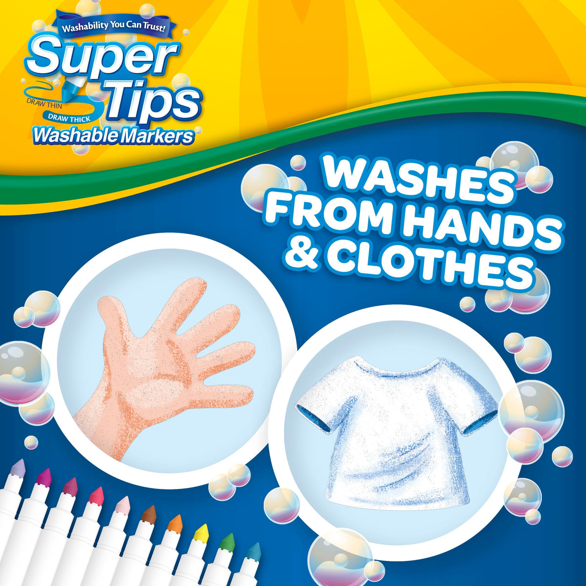 Crayola Super Tips Washable Markers, 100 Count, Bulk, Great for Kids π All In One Marketplace Canada