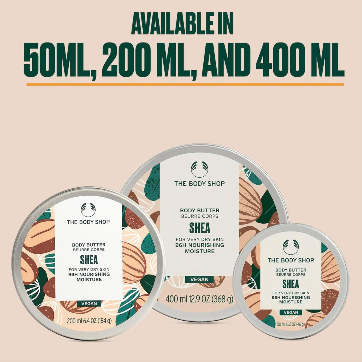 The Body Shop Shea Body Butter for Very Dry Skin | Ultra-Rich Moisturizer with Raw Shea Butter | 96 Hour Hydration, 200ml ๐ All In One Marketplace Canada