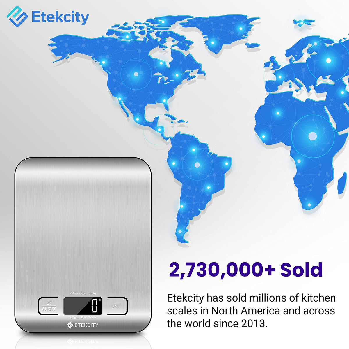 Etekcity Food Kitchen Scale, Digital Grams and Ounces for Weight Loss, Baking, Cooking, Keto and Meal Prep, Postal Parcel, Small, 304 Stainless Steel ๐ All In One Marketplace Canada