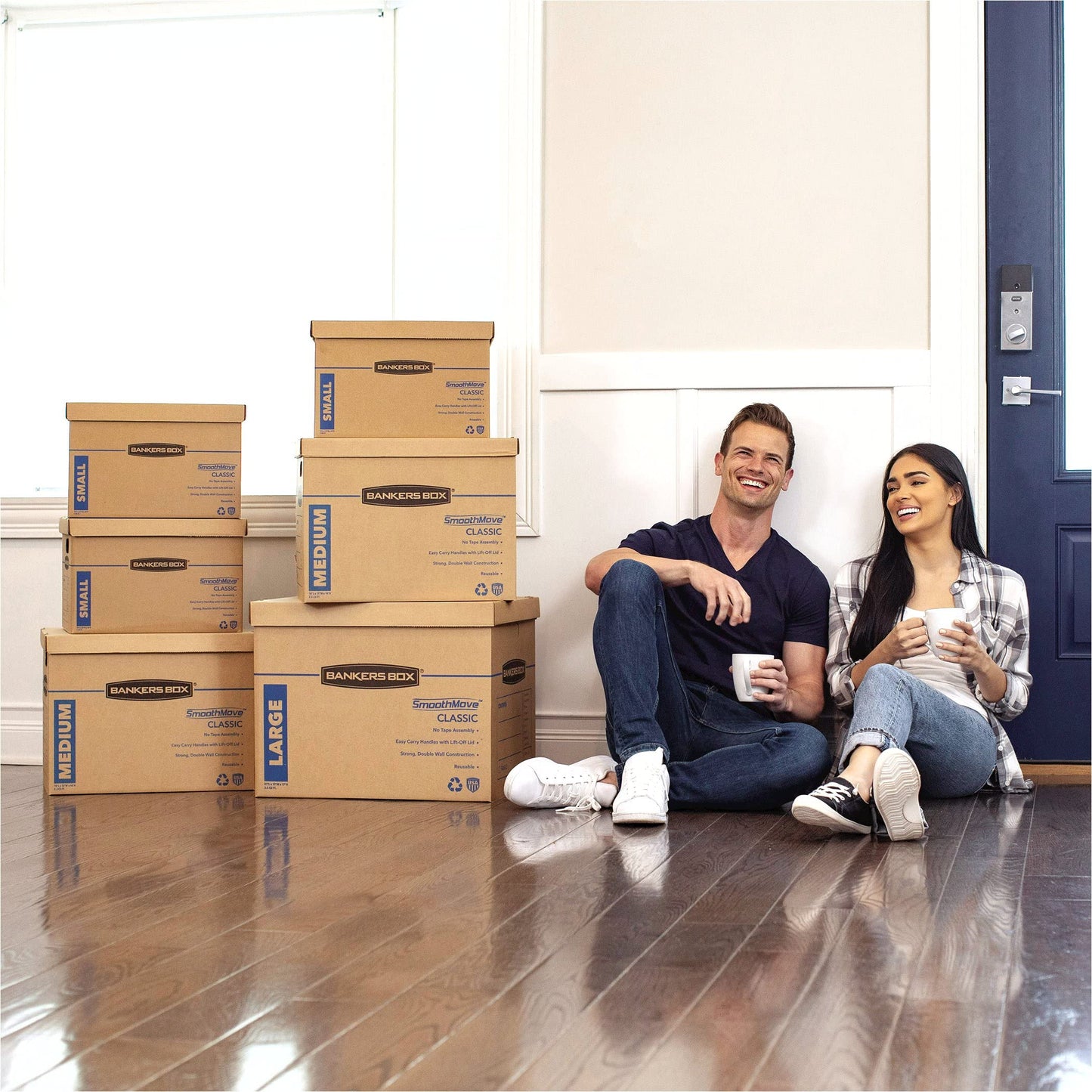 Bankers Box SmoothMove Classic Moving Boxes, No Tape Required, Medium, 20 Pack (8817202) ๐ All In One Marketplace Canada