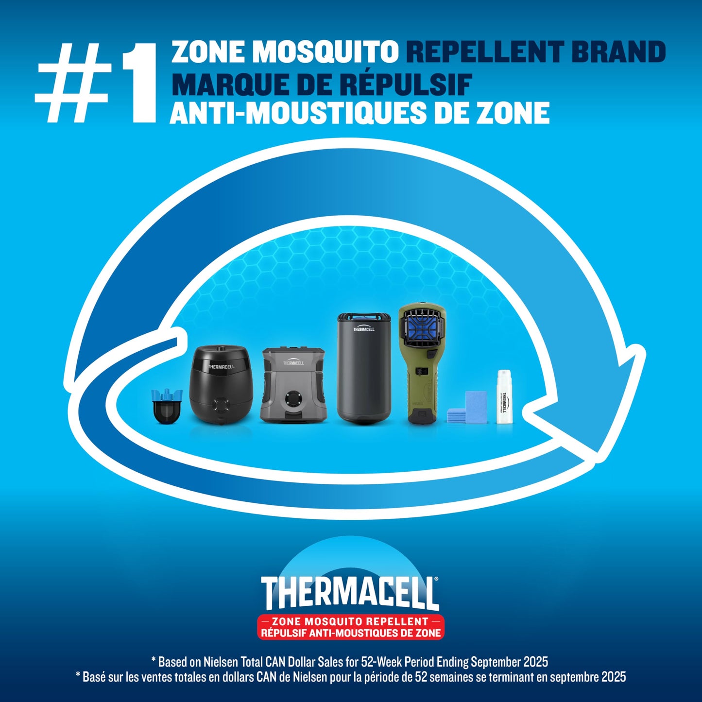 Thermacell Mosquito Rechargeable Repeller Refills; 36 Hours; Compatible with Thermacell E-Series & Radius Only; 20 Foot (6 m) Mosquito Repellent Zone; Deet Free Bug Spray Alternative; Scent Free ๐ All In One Marketplace Canada