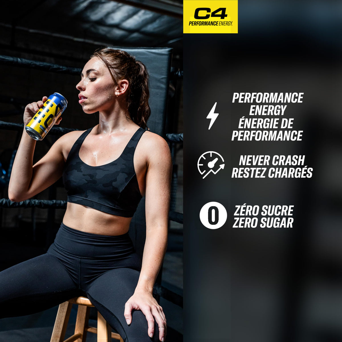Cellucor C4 Performance Energy Drink, Frozen Bombsicle, Carbonated Sugar Free Drink with no Artificial Colours or Dyes, 473mL, 12 count š All In One Marketplace Canada