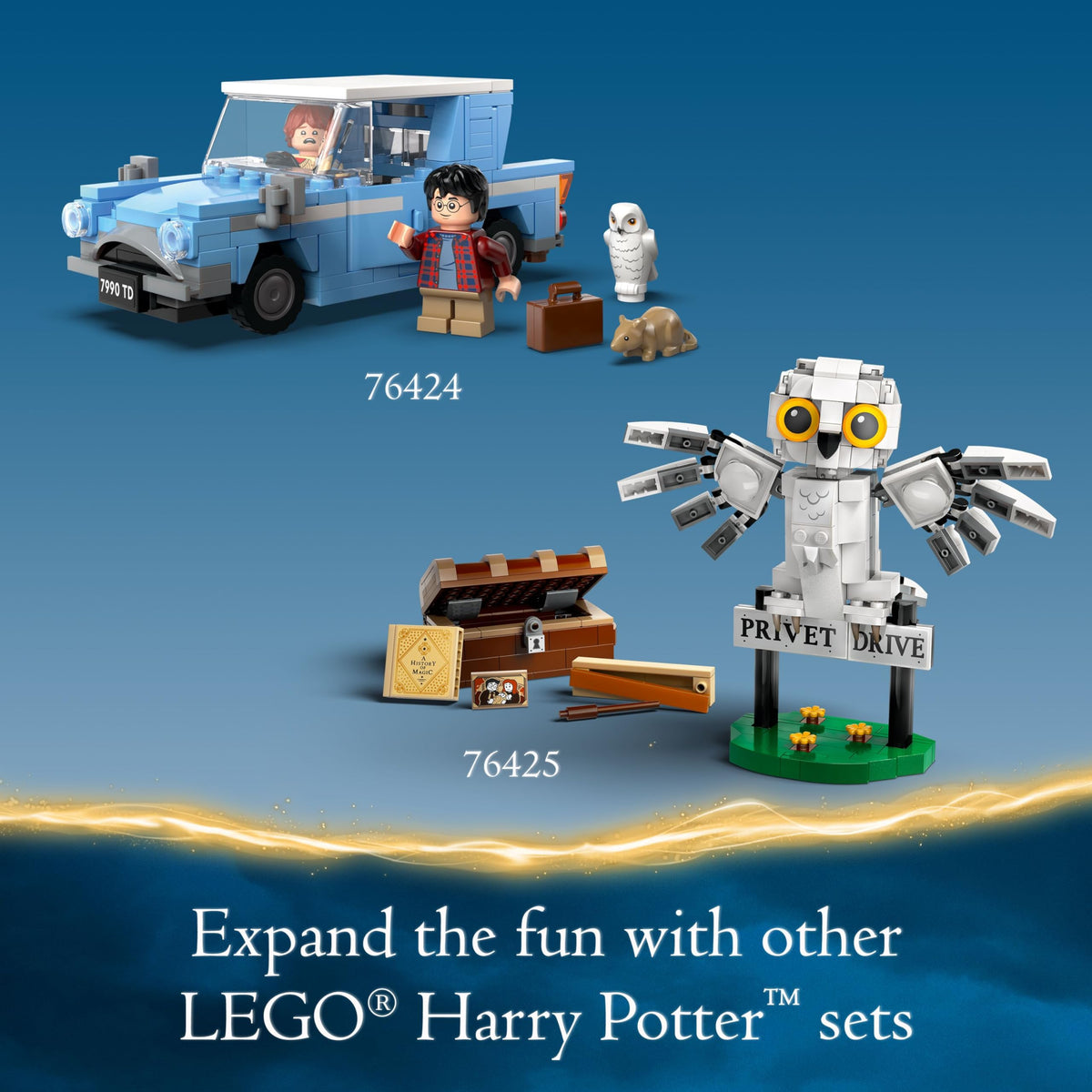 LEGO Harry Potter Flying Ford Anglia, Buildable Car Toy with 2 Minifigures for Role Play, Fantasy Playset for Kids, Harry Potter Car, Gift for Boys, Girls and Any Fan Ages 7 and Up, 76424 🍁 All In One Marketplace Canada