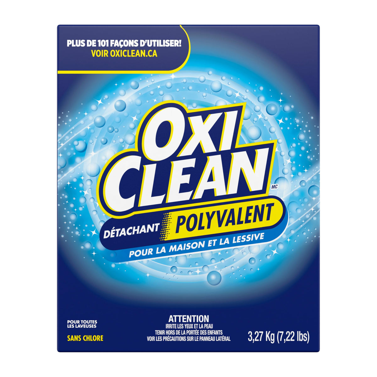 OxiClean Versatile Stain Remover Powder for Household, Laundry, Carpet, and Upholstery - Colour Safe, Chlorine Bleach Free, 3.27 kg ๐ All In One Marketplace Canada