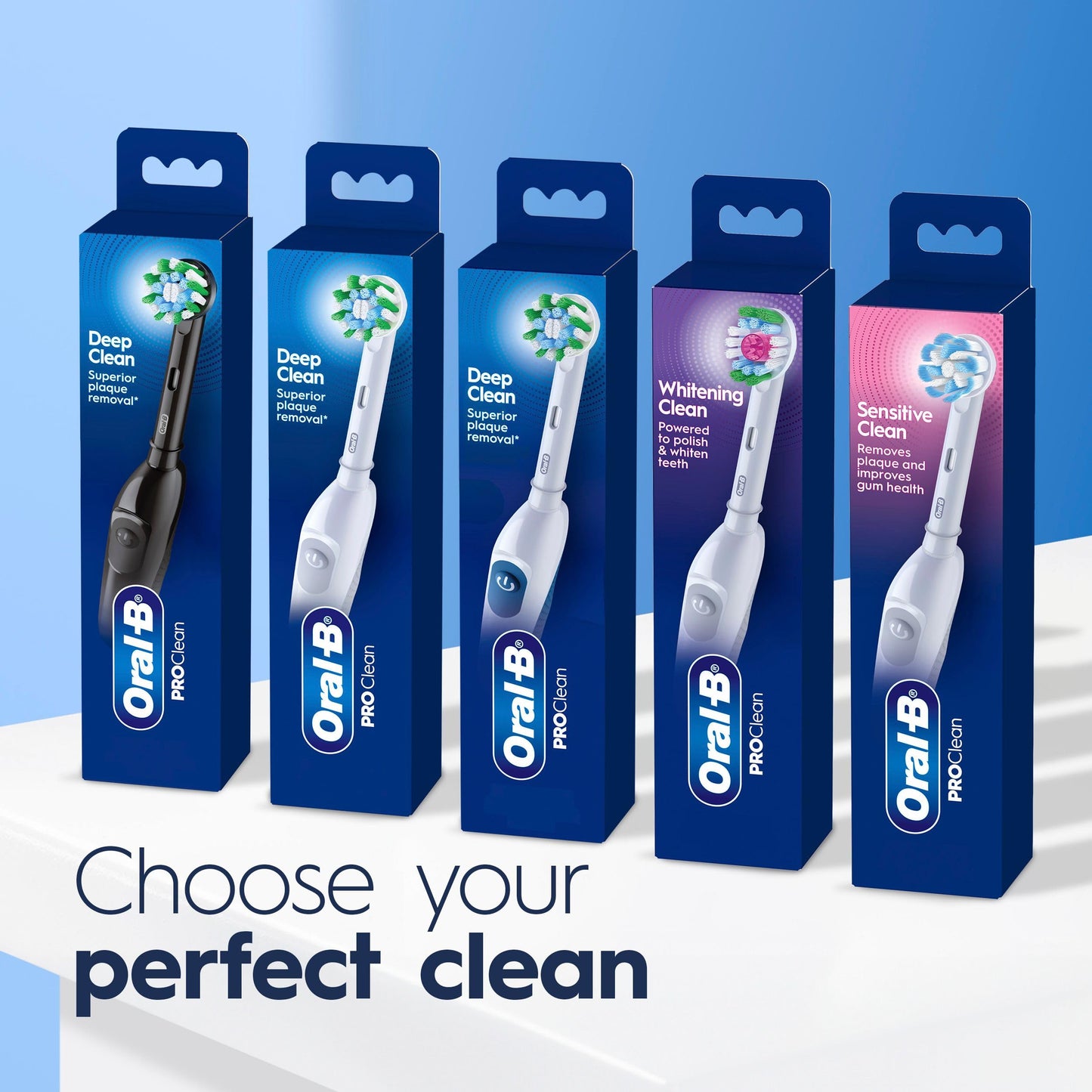 Oral B Pro Clean Battery Toothbrush, Sensitive Clean - White, 1 Toothbrush, 1 Brush Head, Built-in Timer and batteries included ๐ All In One Marketplace Canada