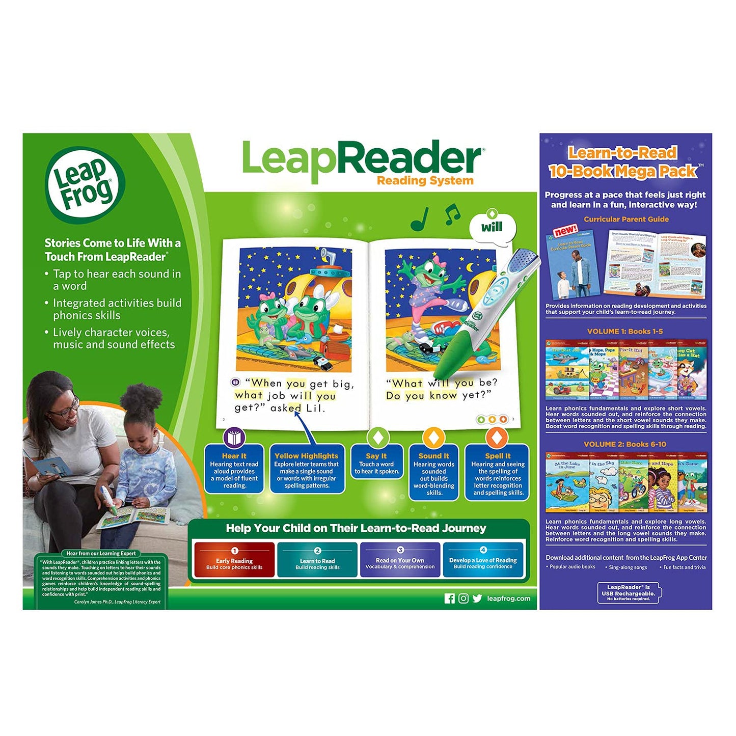 LeapFrog LeapReader Learn-to-Read 10-Book Mega Pack (English Version) ๐ All In One Marketplace Canada