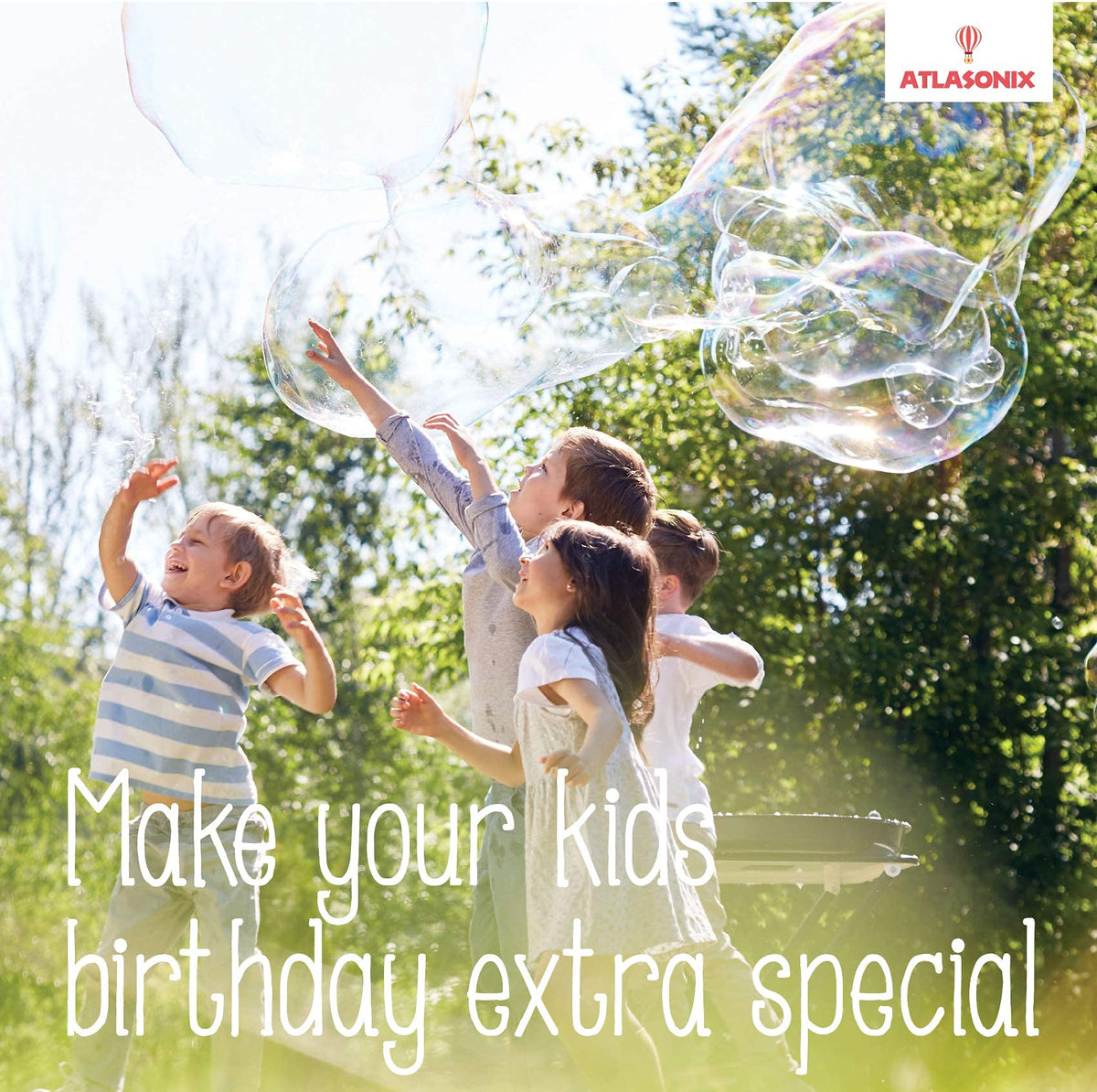 Bubbles for Kids - Giant Bubble Solution, Bubble Wands, Bubbles Powder Mix Makes 896 OZ (7 Gallons) - The Original Mix Kid Safe and Long Lasting Outdoor Toys Fun ๐ All In One Marketplace Canada
