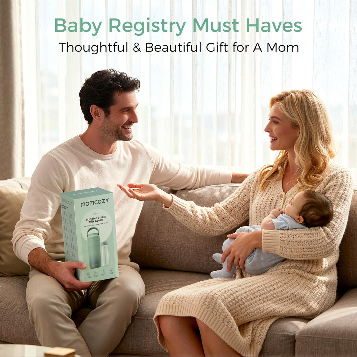 Momcozy Portable Breast Milk Cooler for Travel, 24H Ice-Free Cooling Breastmilk Storage Bottles 12oz Container, Leak Proof Outdoor Small Freezer, Baby Breastfeeding Essential Gift for New Moms ๐ All In One Marketplace Canada