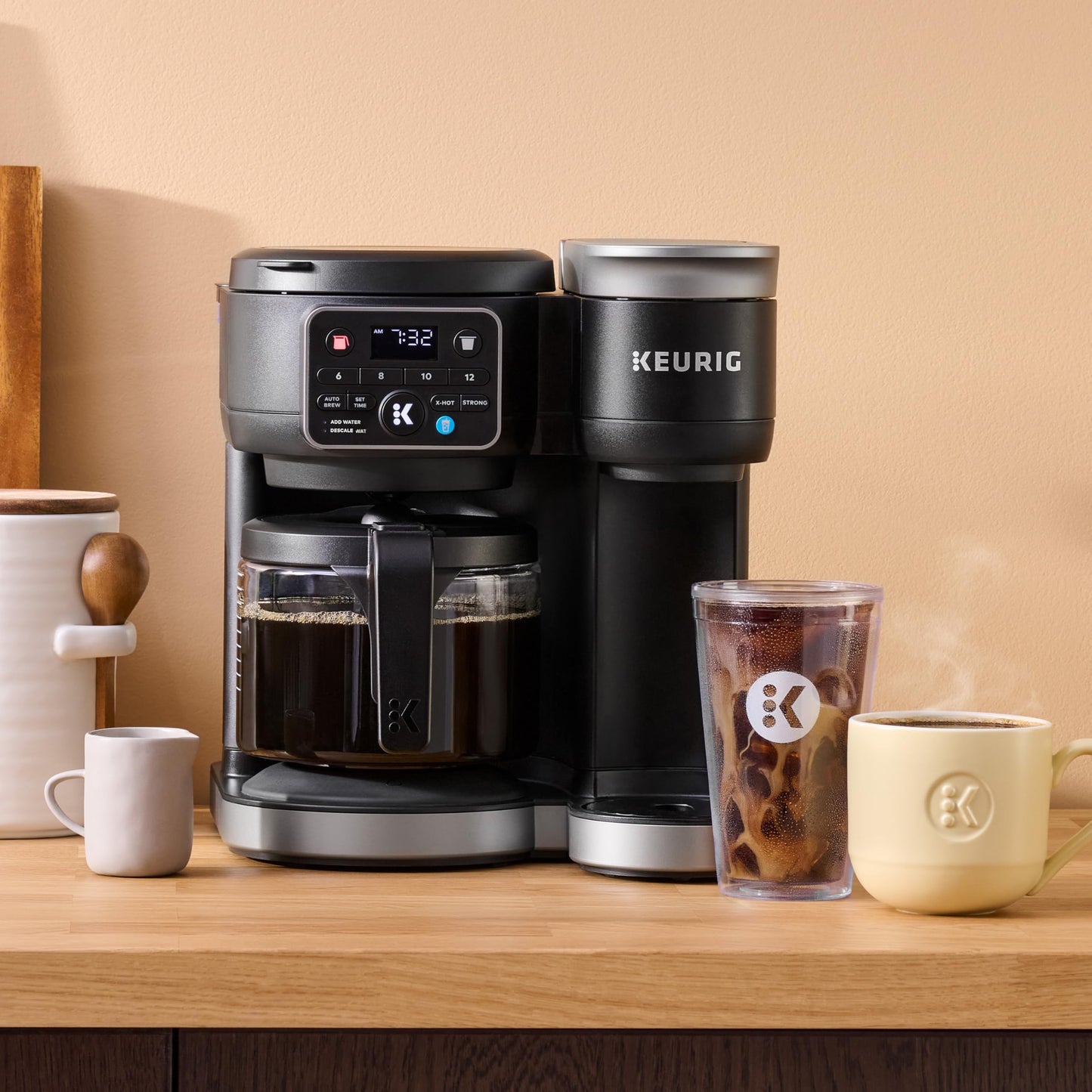 Keurig K-Duo Single Serve K-Cup Pod & Carafe Coffee Maker, Black ๐ All In One Marketplace Canada