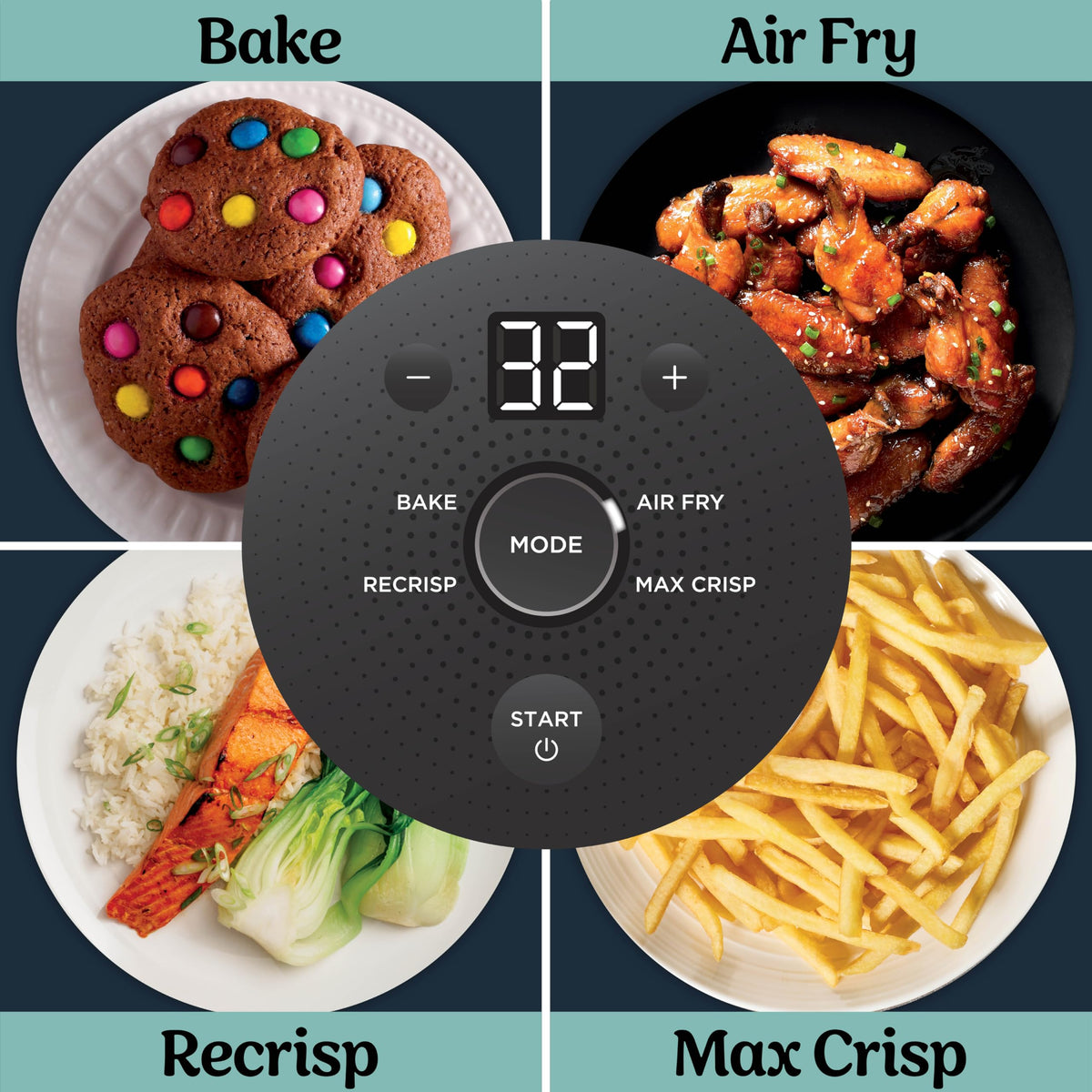 Ninja Crispi Portable Glass Air Fryer Cooking System – 4-Qt & 6-Cup CleanCrisp Containers, Nontoxic, Leak-Proof, Dishwasher Safe – Air Fry, Bake, Max Crisp, Recrisp FN101CGY (Canadian Version) 🍁 All In One Marketplace Canada