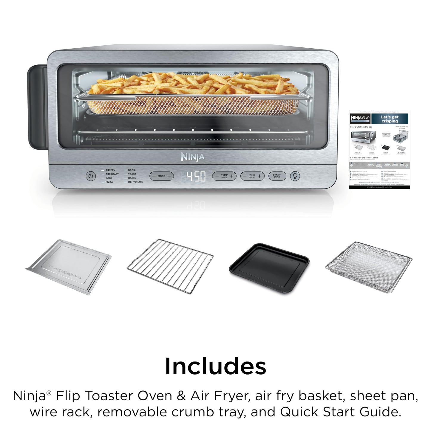 Ninja Flip Toaster Oven & Air Fryer, 8-in-1 Functionality, Flip Up & Away Capability for Storage Space SP151C (Canadian Edition) ๐ All In One Marketplace Canada