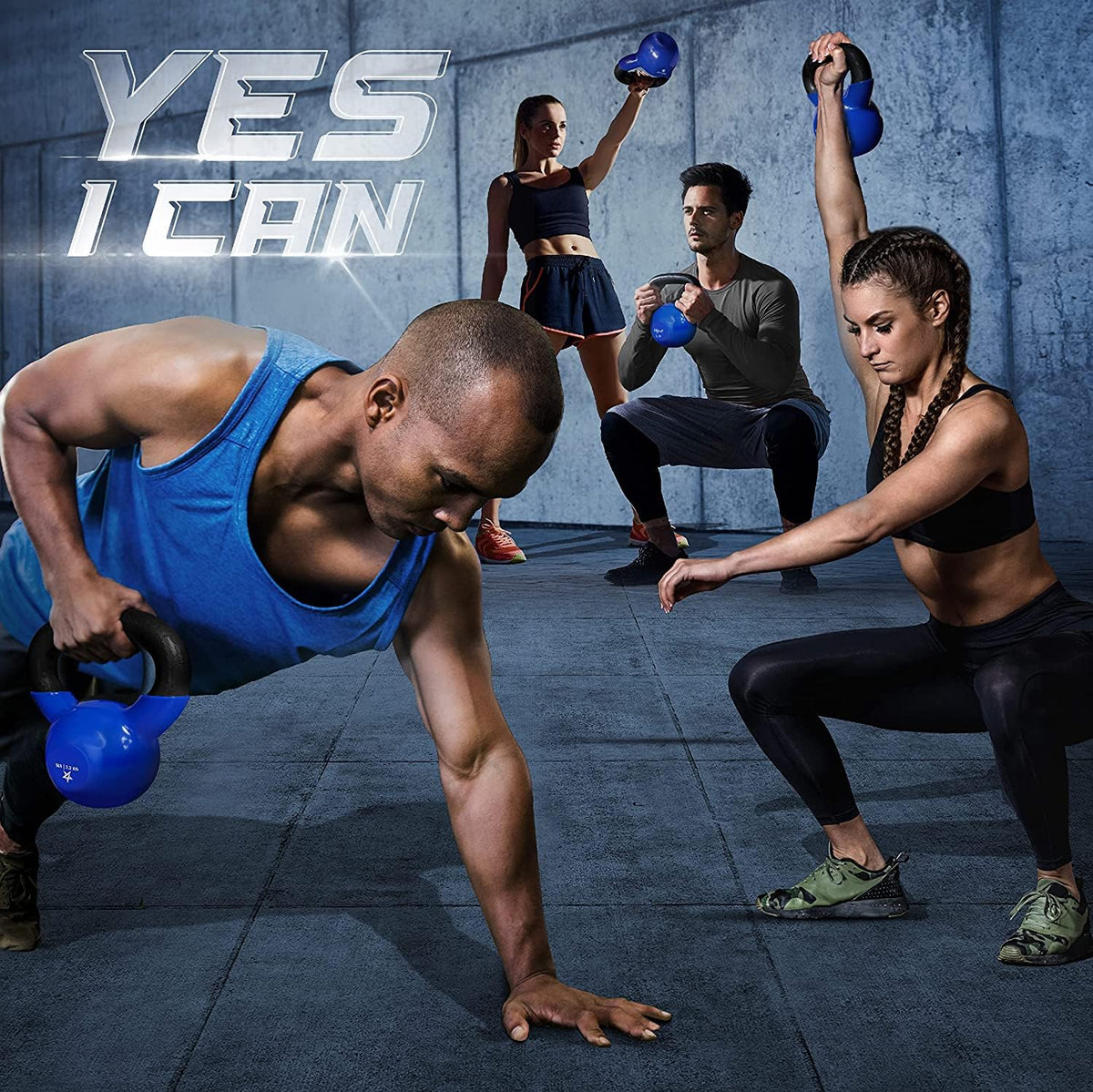 Yes4All Vinyl Coated Kettlebell Weights โ Great for Full Body Workout and Strength Training โ Vinyl Kettlebell 25 lbs ๐ All In One Marketplace Canada