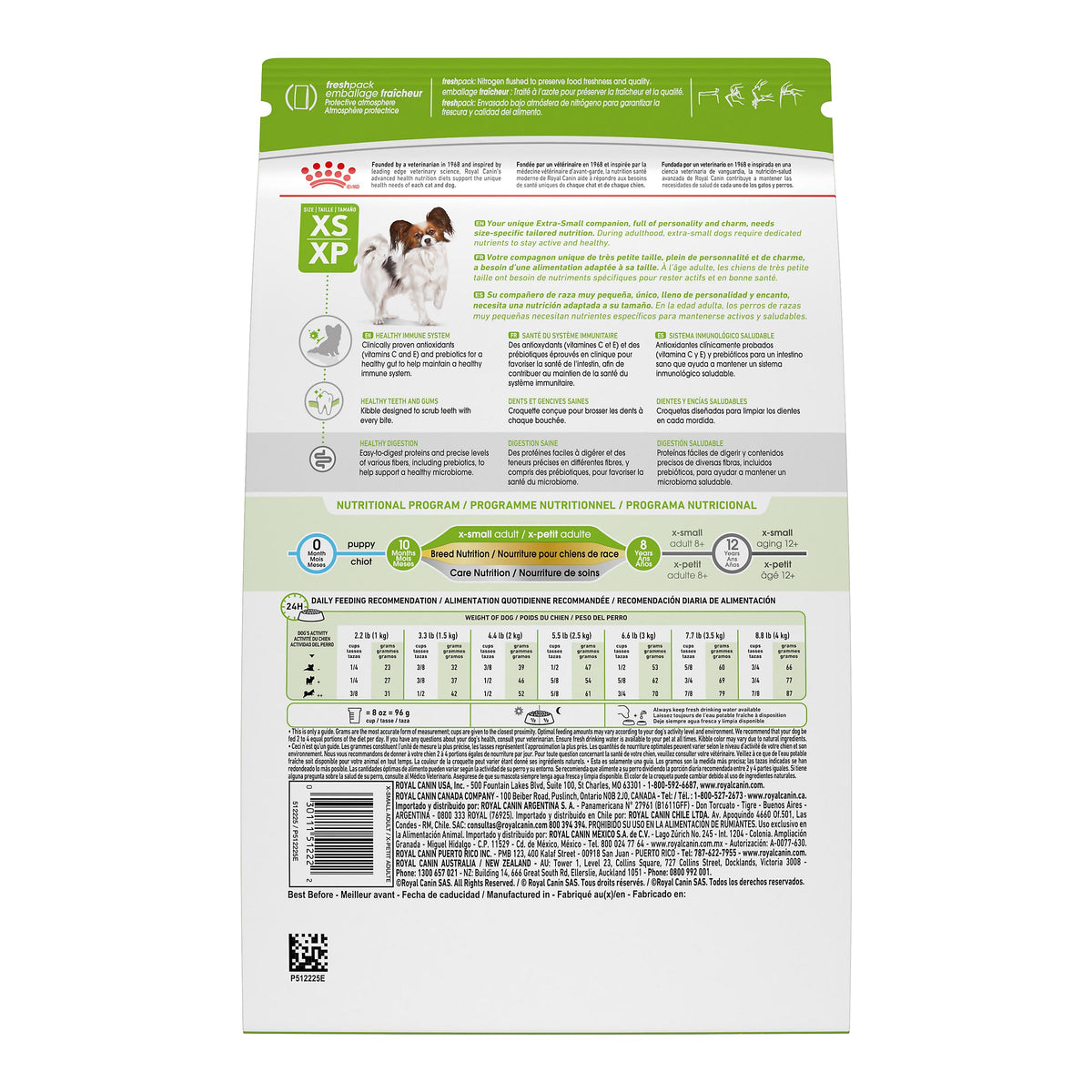 Royal Canin X-Small Adult Dry Dog Food, 2.5 lb bag ๐ All In One Marketplace Canada