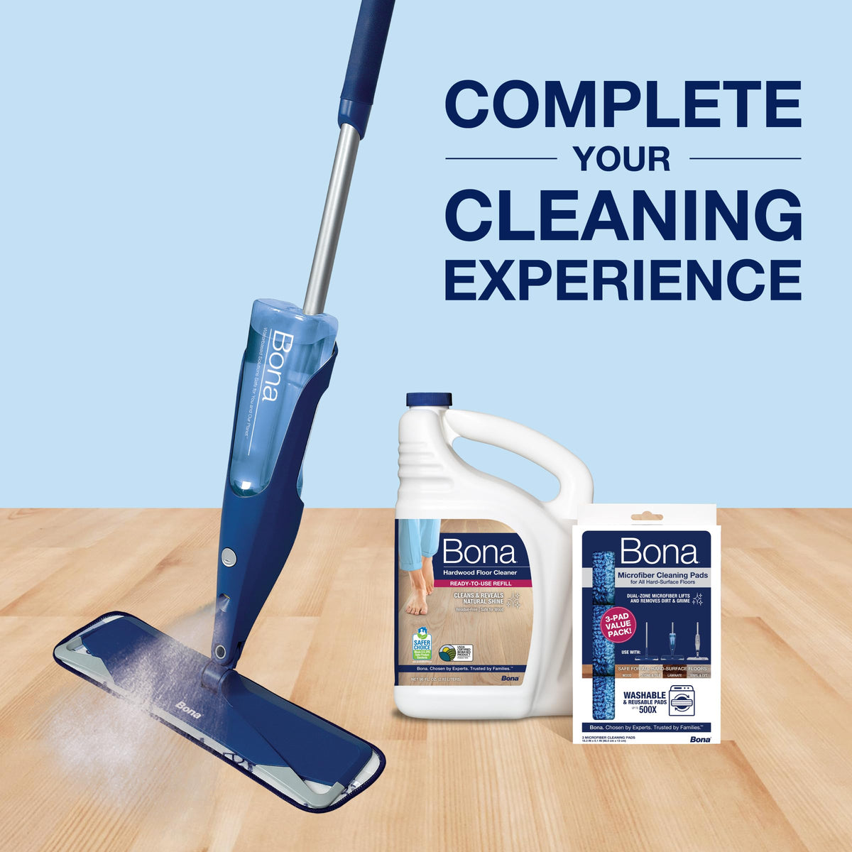 Bona Refill Hardwood Floor Cleaner, Refill-128, 128 Fl Oz ๐ All In One Marketplace Canada