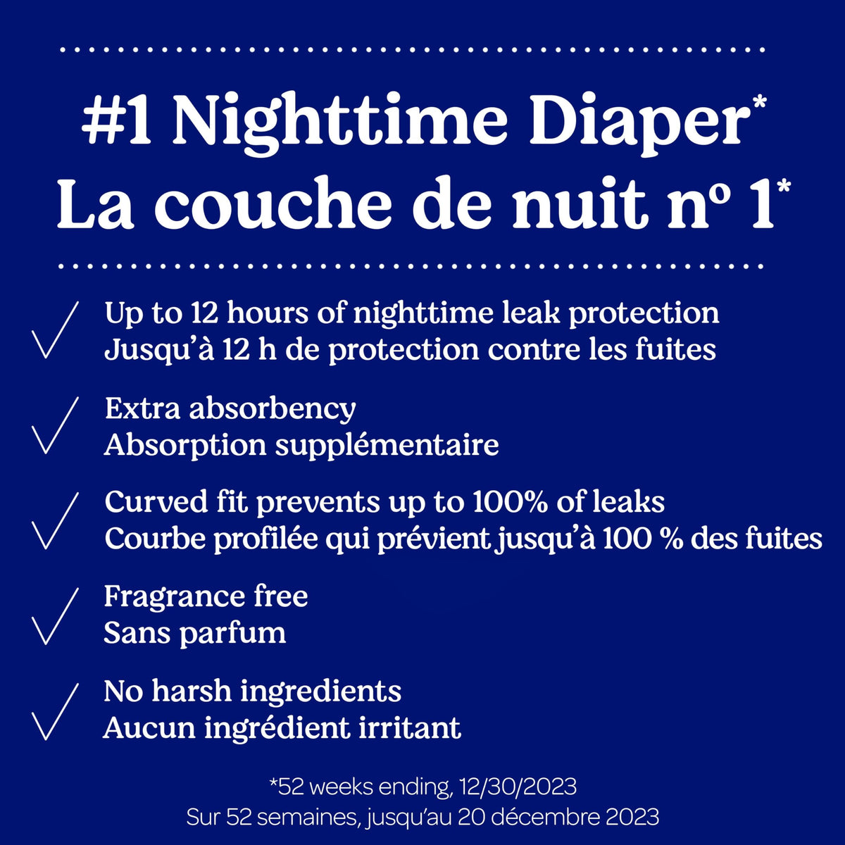 Huggies Overnites Nighttime Baby Diapers, Size 5, 100 Ct π All In One Marketplace Canada