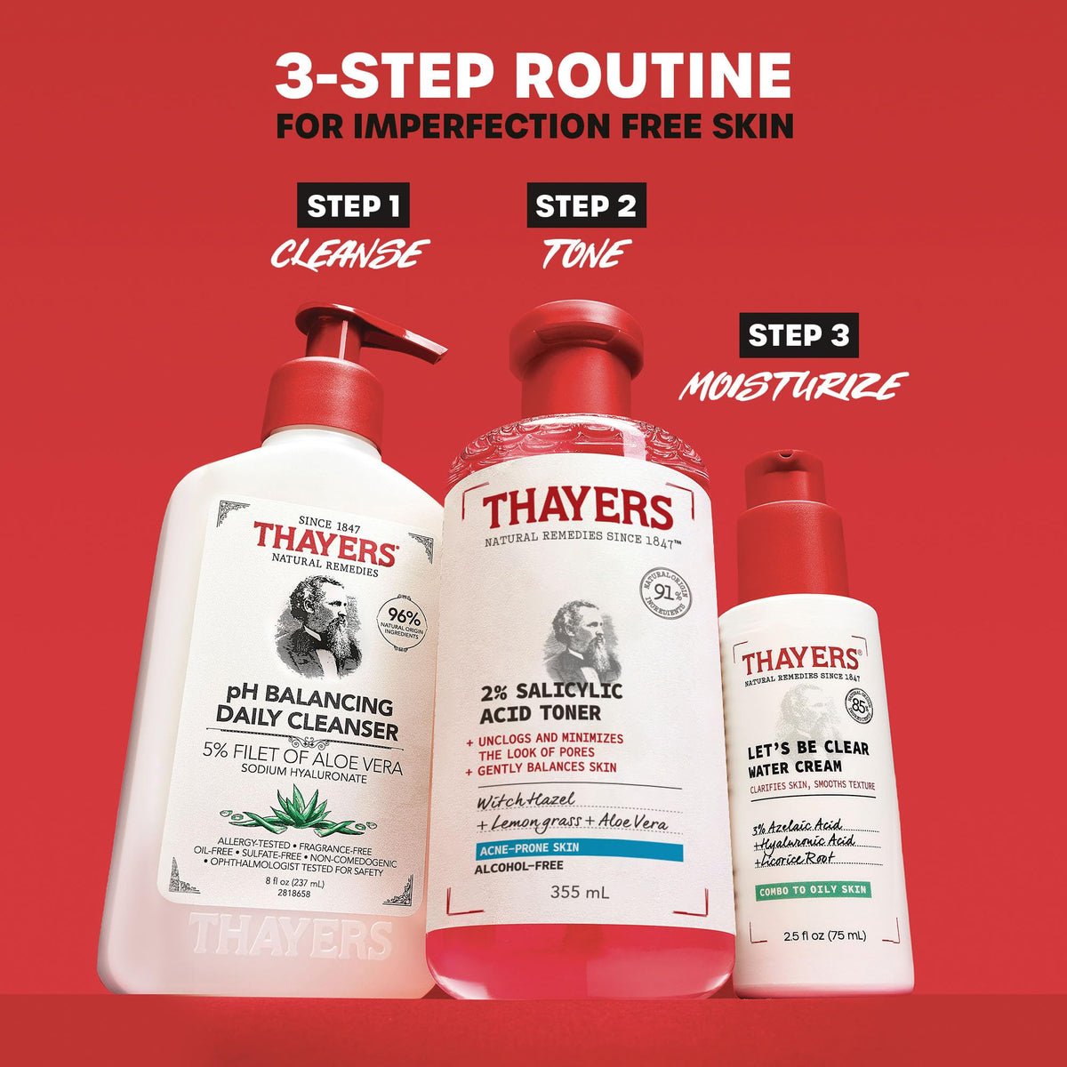 Thayers Alcohol-Free 2% Salicylic Acid Toner with Witch Hazel, Lemongrass and Aloe Vera for Acne-prone Skin, 355 ml ๐ All In One Marketplace Canada
