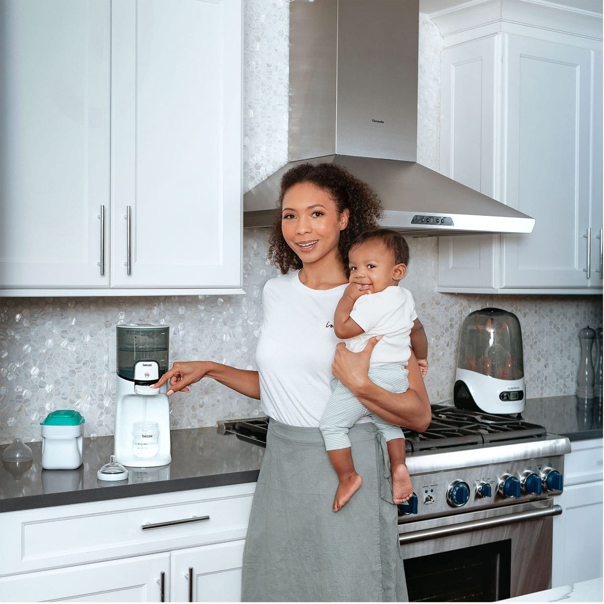 Baby Brezza Instant Warmer - Instantly Dispense Warm Water at Perfect Baby Bottle Temperature - Traditional Baby Bottle Warmer Replacement - Fast Baby Formula Bottles 24/7-3 Temperatures ๐ All In One Marketplace Canada