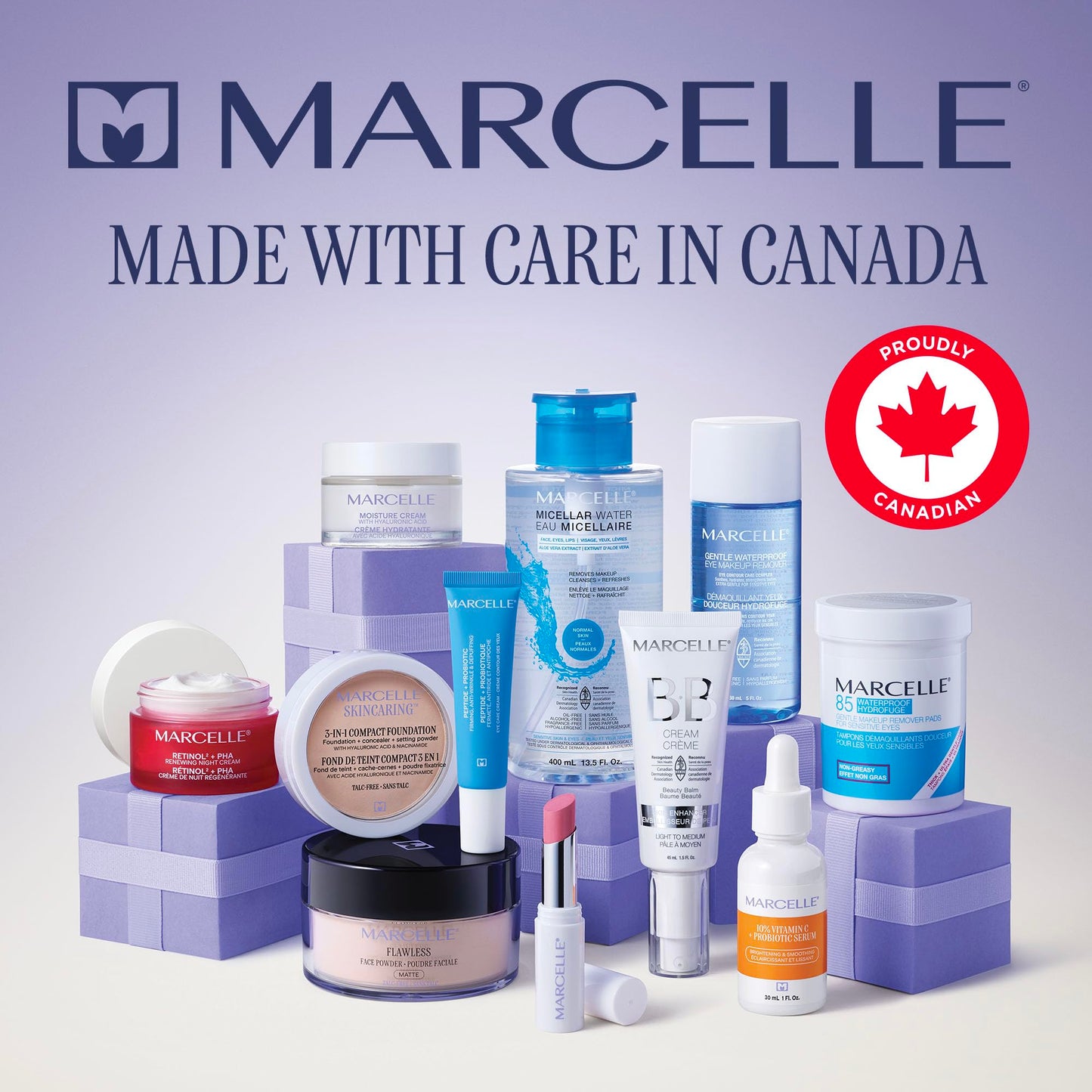 Marcelle Flawless Loose Face Powder, Translucent, Talc-Free, Ultra-Light, Mattifying, Natural & Smooth Finish, Flawless Complexion, Long-Lasting, Hypoallergenic, Fragrance-Free, Cruelty-Free, 55 g ๐ All In One Marketplace Canada