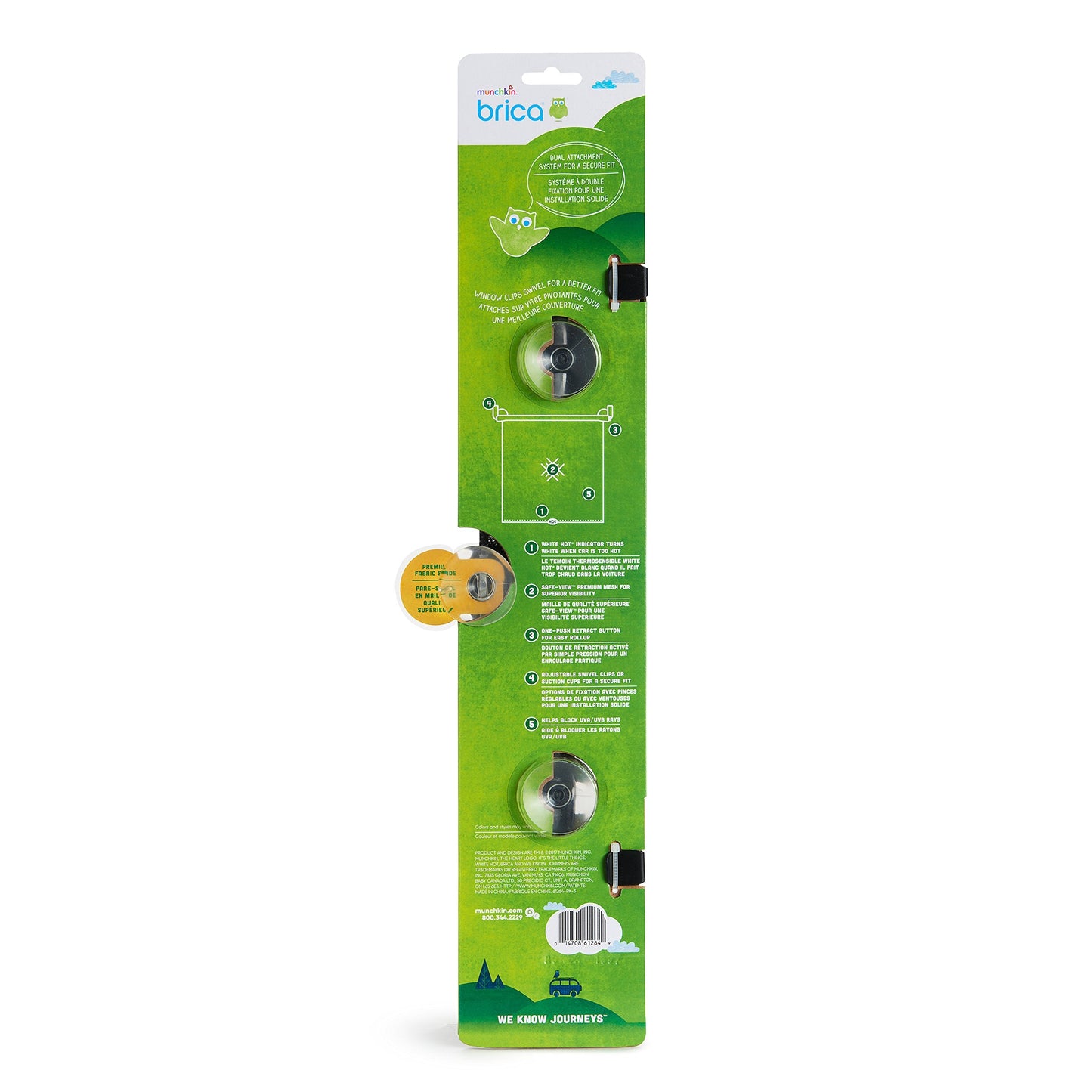 Munchkin Brica Mega White Hot Roller Shade Black ๐ All In One Marketplace Canada