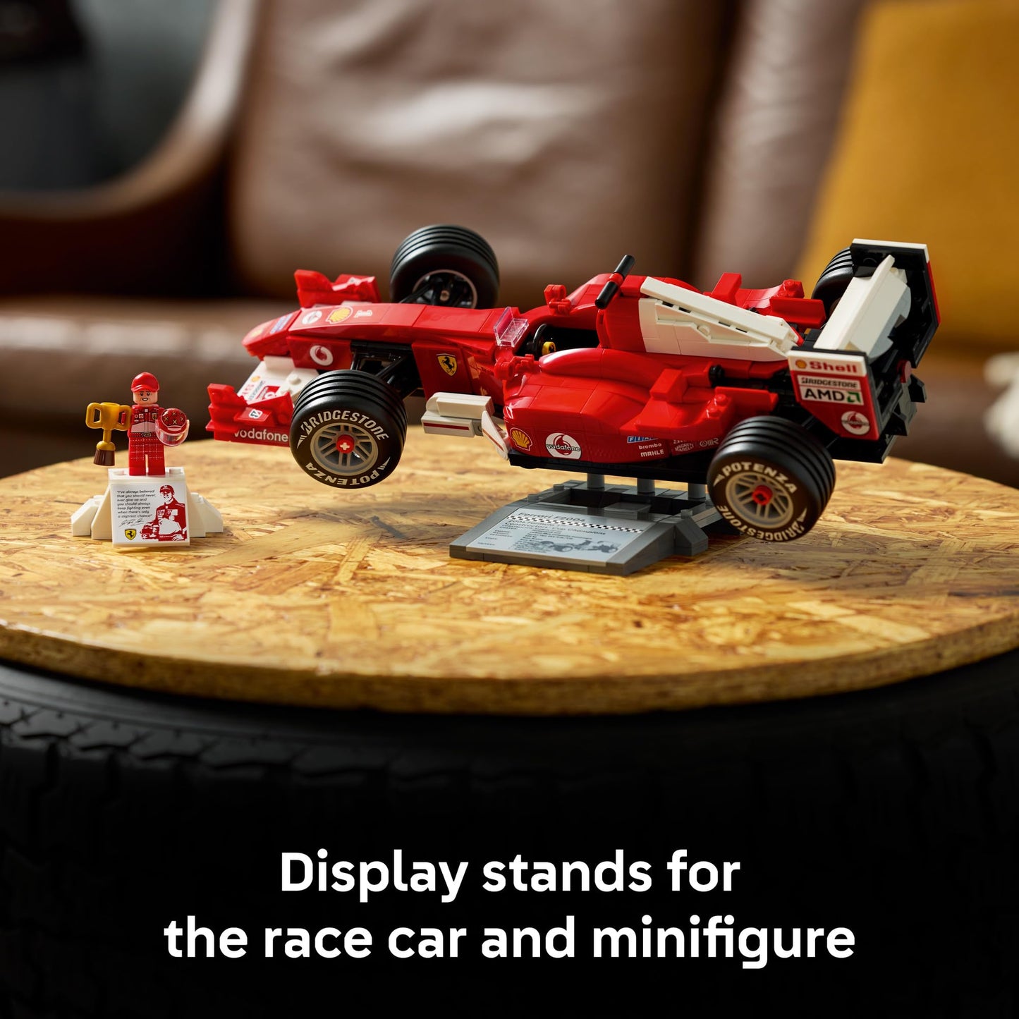 LEGO Icons Ferrari F2004 & Michael Schumacher Building Set for Adults, Ages 18+ - Ferrari F1 Bedroom, Home Office, Desk Decor - Gift Ideas for Men, Women & Fans - 11375 🍁 All In One Marketplace Canada