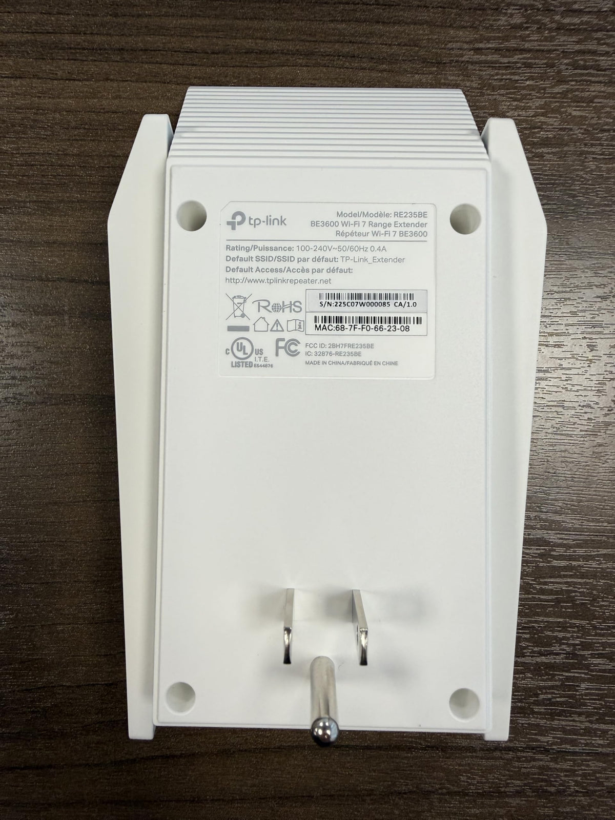 TP-Link BE3600 WiFi 7 Range Extender (RE235BE), Dual Band Signal Booster for Home, up to 3.6 Gbps, 2.5G Ethernet Port, EasyMesh/OneMesh Support, Access Point Mode, Compatible with All WiFi Routers ๐ All In One Marketplace Canada