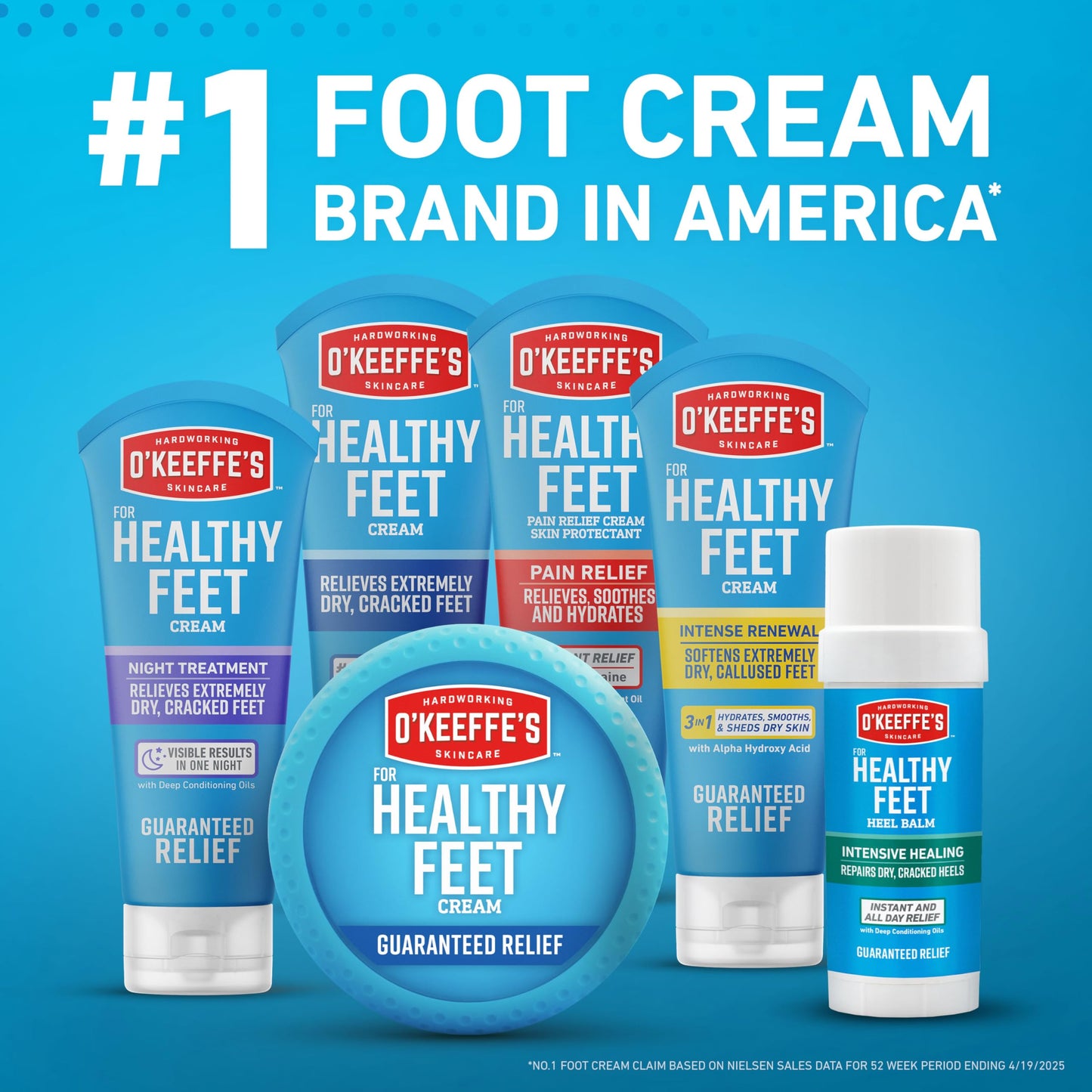 O'Keeffe's Healthy Feet Night Treatment Foot Cream for Dry Feet, 198 g 🍁 All In One Marketplace Canada