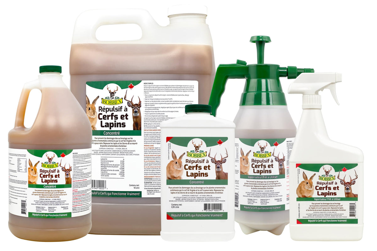 Bobbex Deer & Rabbit Repellent 0.95 Liter Concentrate ๐ All In One Marketplace Canada