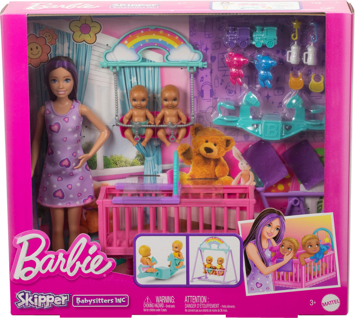 Barbie Skipper Doll & Nursery Playset with Accessories ๐ All In One Marketplace Canada