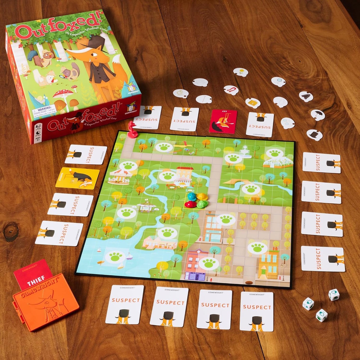 Gamewright Outfoxed! A Cooperative Whodunit Board Game for Kids 5+ ๐ All In One Marketplace Canada