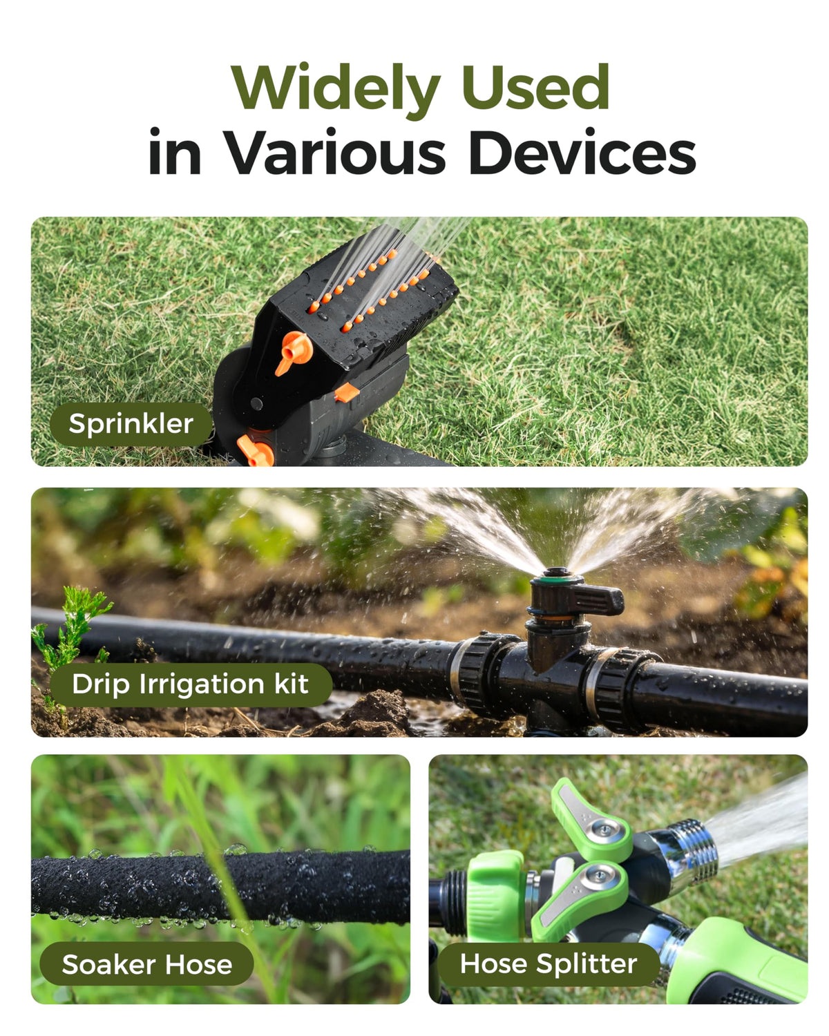 Diivoo Water Sprinkler Timer with Brass Inlet & Outlet, Irrigation Hose Timer with Weekly and Daily Frequency Irrigation, Rain Delay and Manual Watering for Lawns and Gardens 🍁 All In One Marketplace Canada