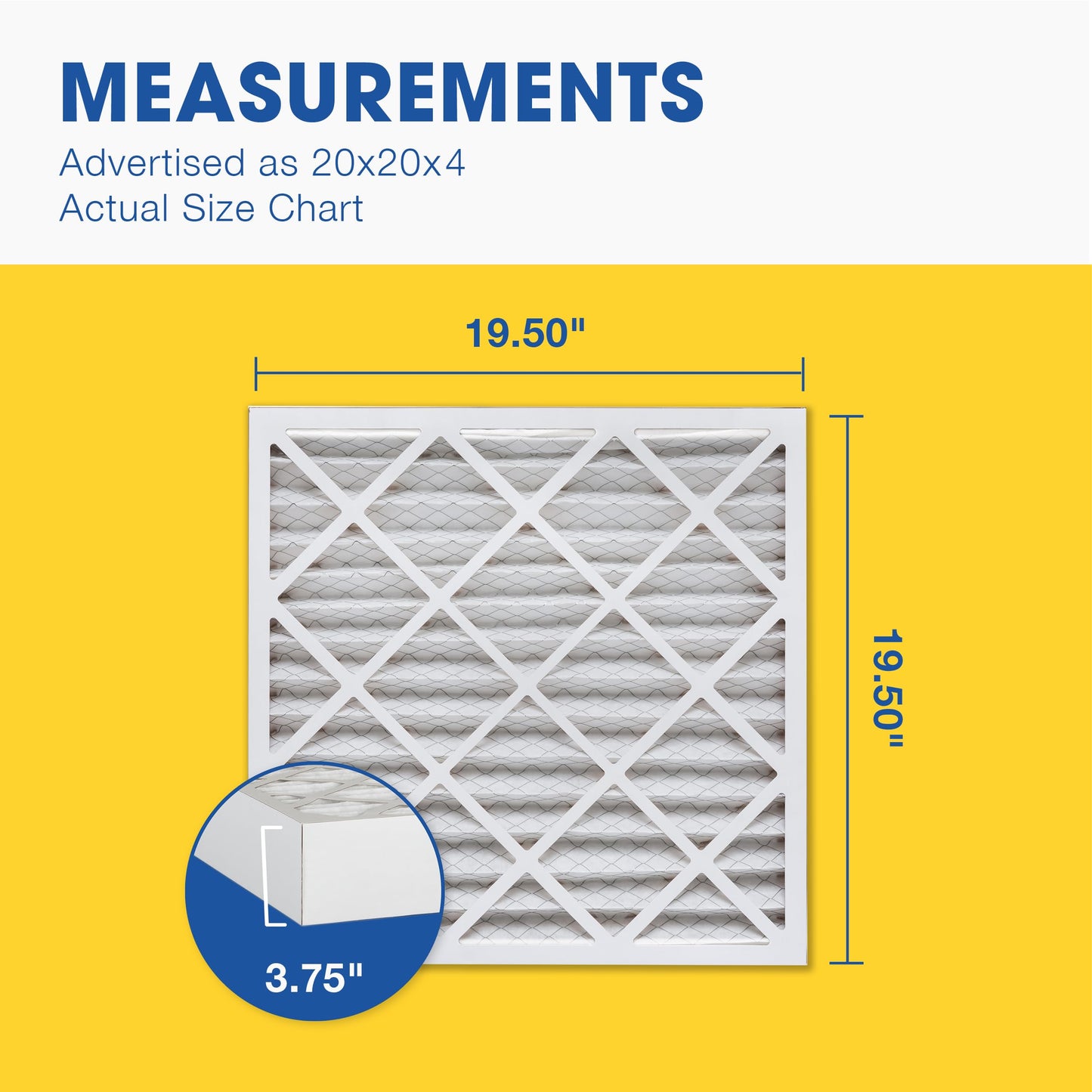 Aerostar 20 x 20 x 4 MERV 8 Pleated Air Filter, Pleated (Pack of 6) ๐ All In One Marketplace Canada