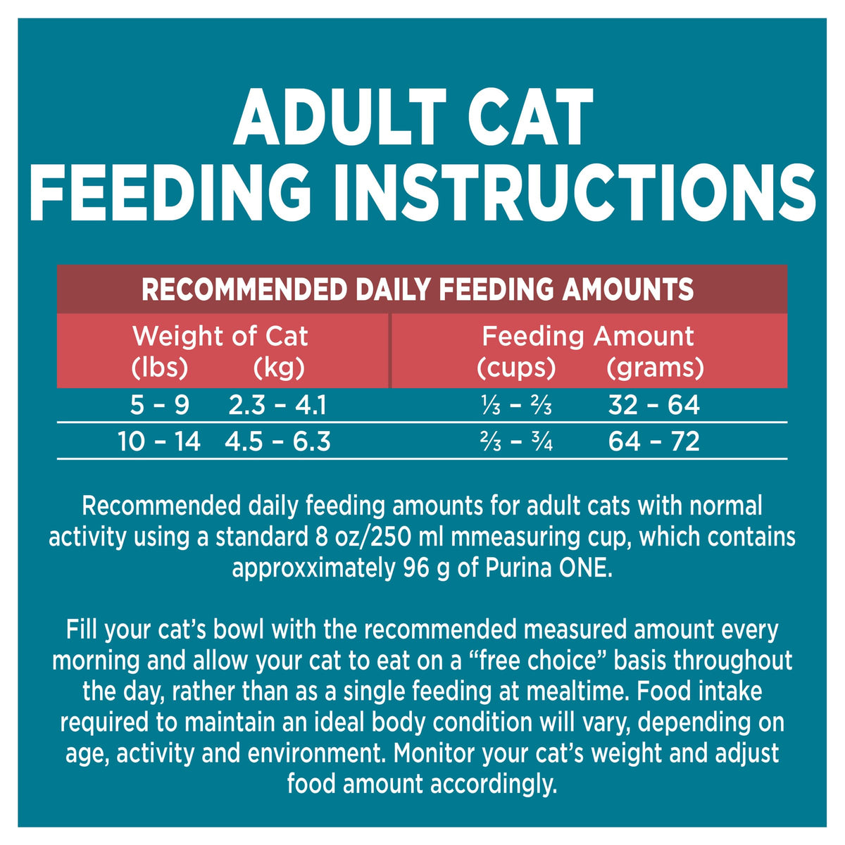 Purina ONE Dry Cat Food, Salmon & Rice Formula - 7.2 kg Bag ๐ All In One Marketplace Canada