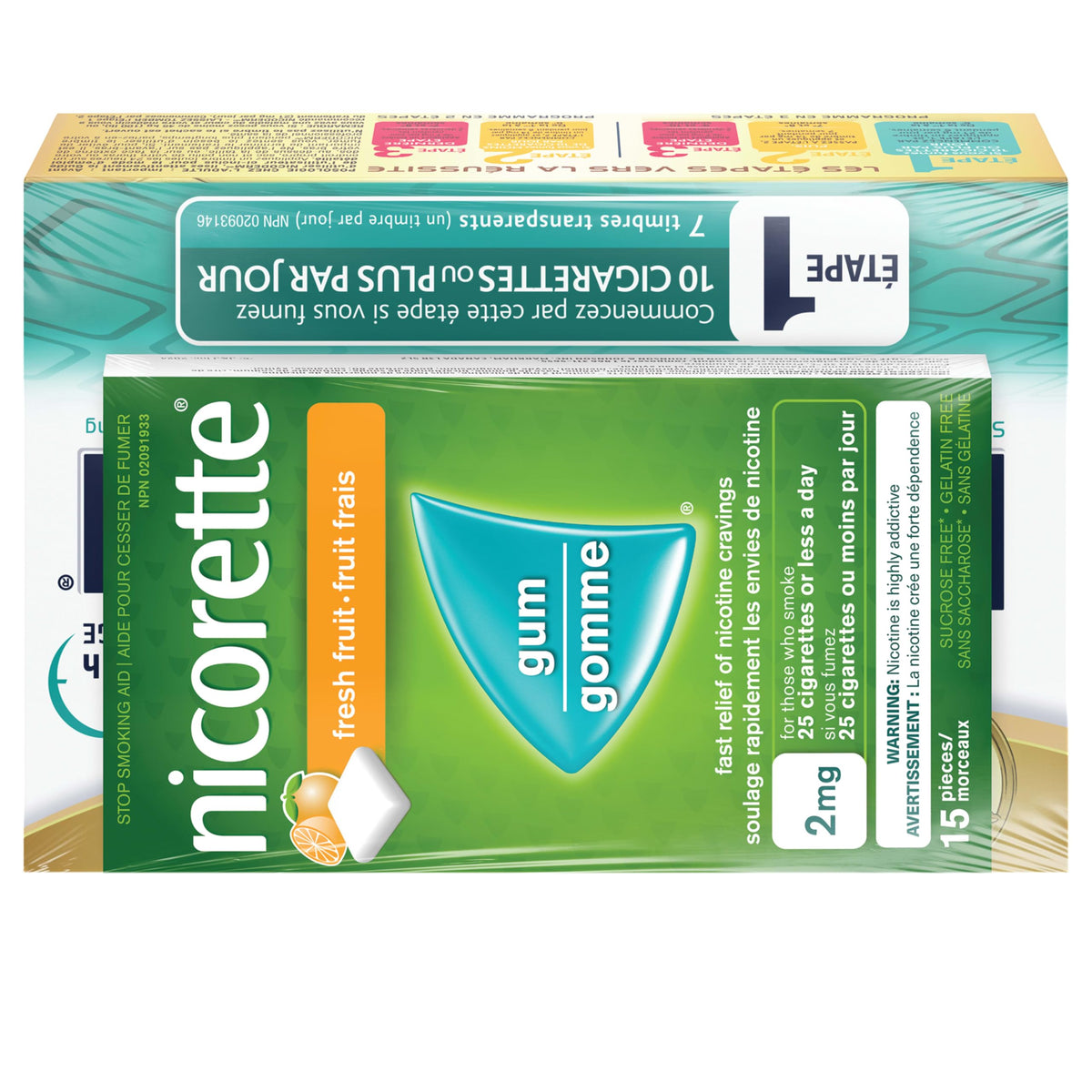 NicoDerm Patches & Nicorette Chewing Gum - Combination Therapy Pack for Quitting Smoking โ Fast Relief of Nicotine Cravings โ 7 Patches, 15 Gum Pieces ๐ All In One Marketplace Canada