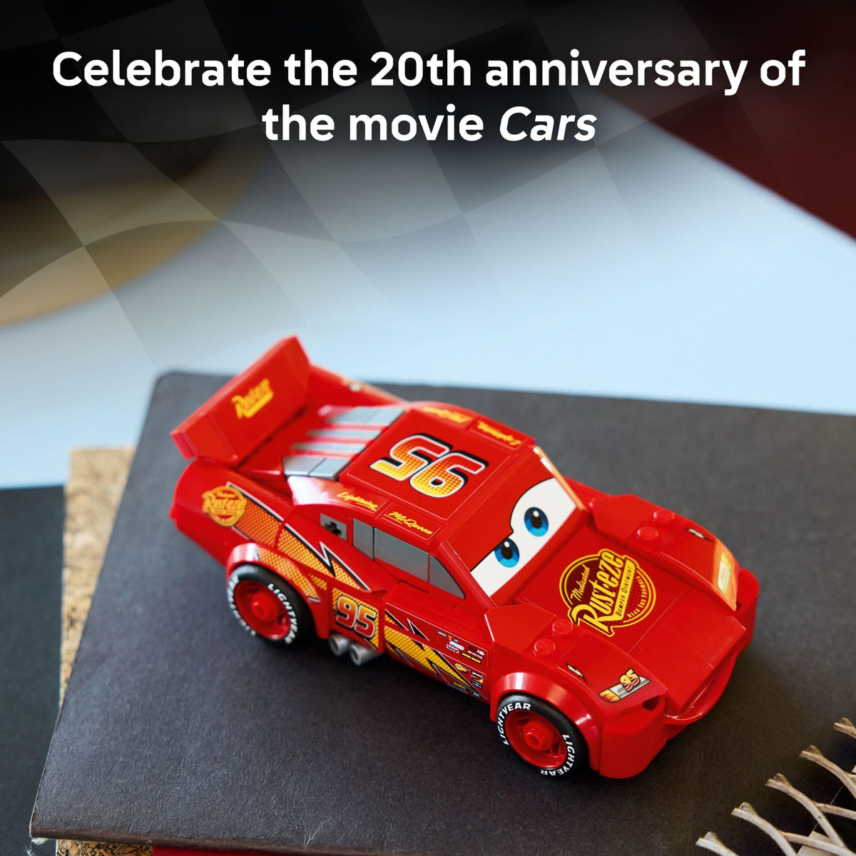 LEGO Speed Champions Lightning McQueen Toy - Disney Pixar Cars Building Blocks for Kids, Boys & Girls, Ages 9+ - Pretend Play Race Car & Bedroom Shelf Display - 77255 🍁 All In One Marketplace Canada