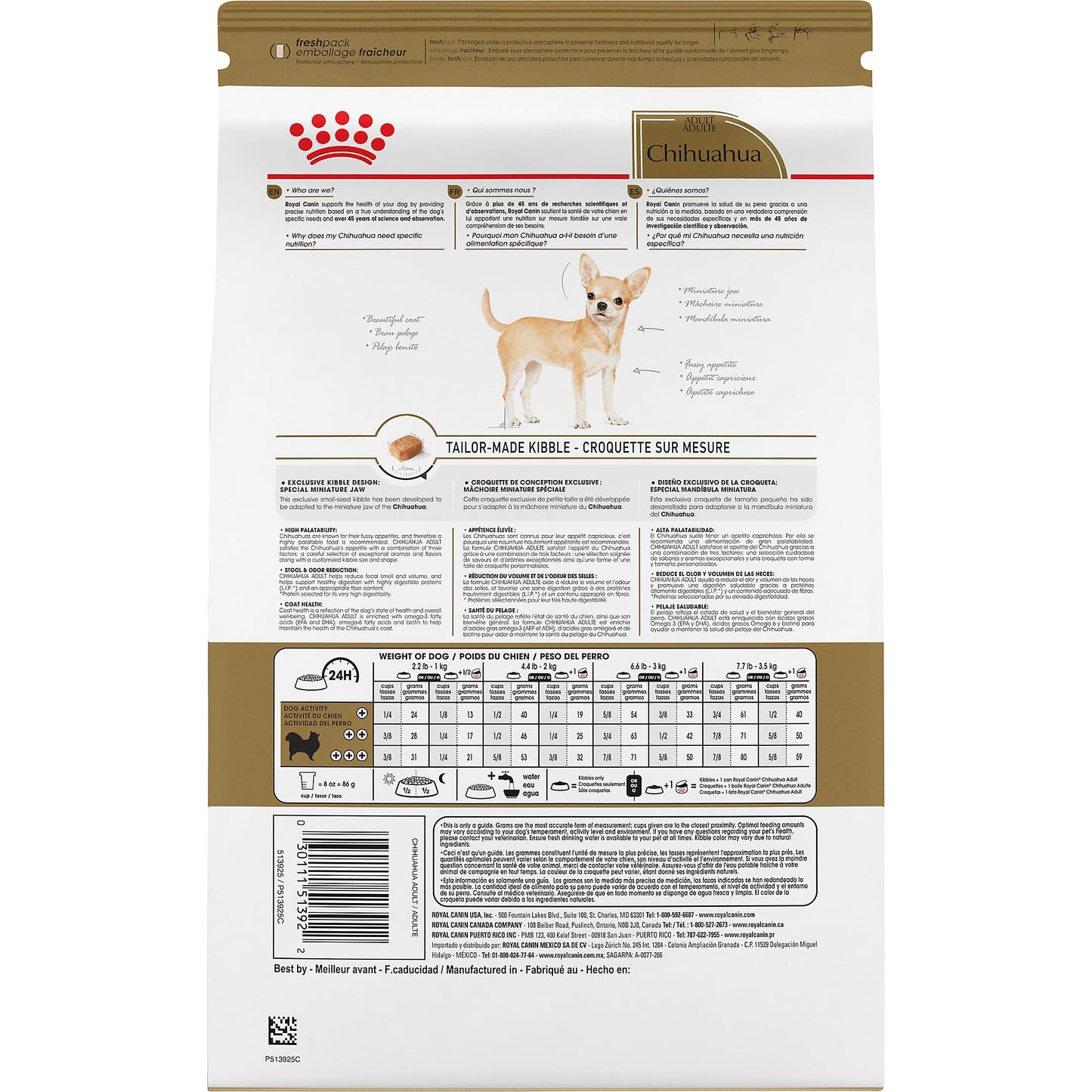 Royal Canin Chihuahua Adult Dry Dog Food, 10 lb bag ๐ All In One Marketplace Canada