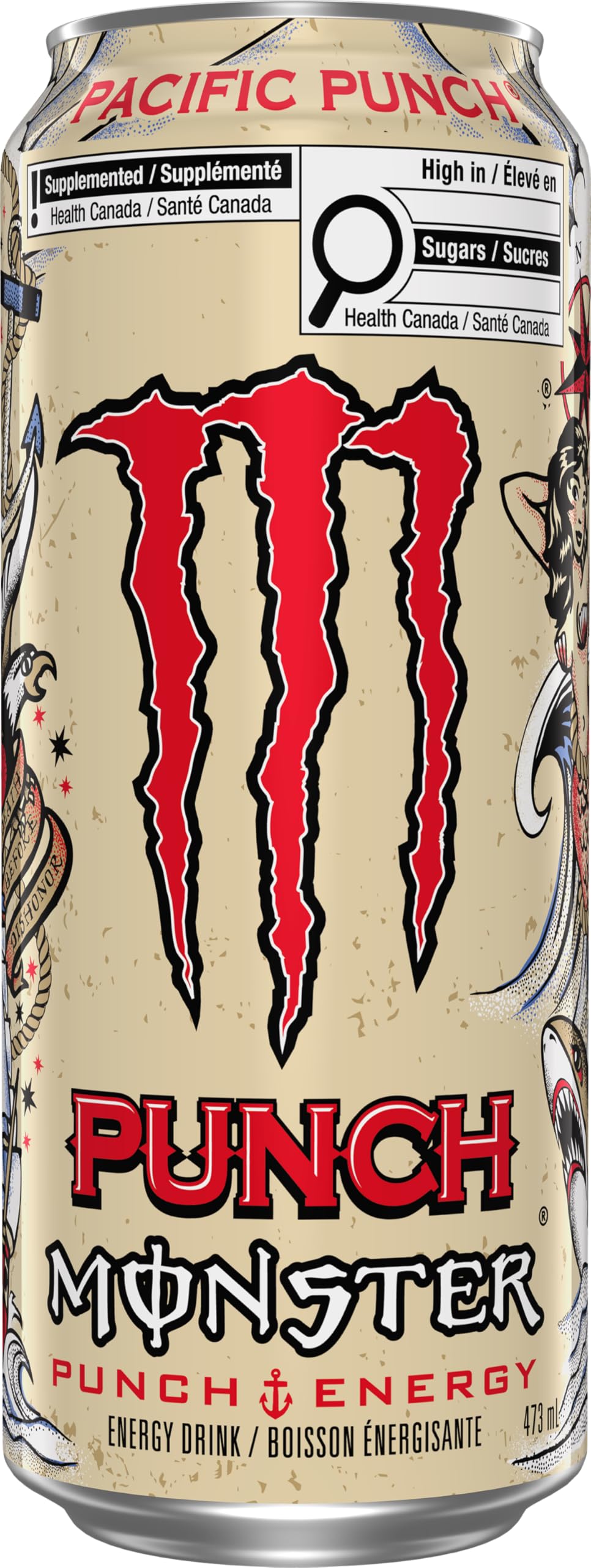 MONSTER ENERGY, Pacific Punch, 473 mL Cans (12 Pack) β Energy Drink π All In One Marketplace Canada