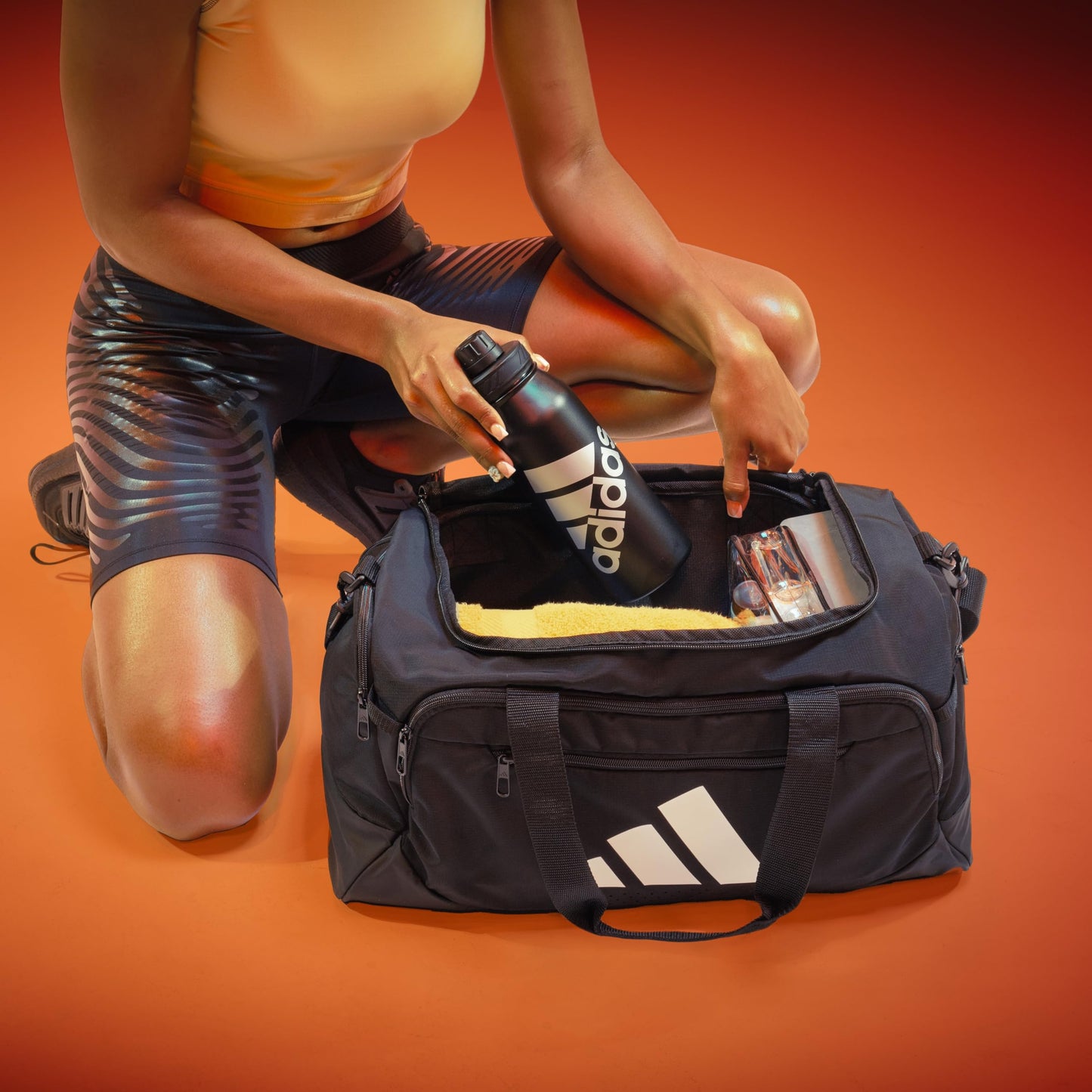 Adidas Unisex-Adult Defender 5 Small Duffel Bag, Crystal Sky/Wonder Blue, One Size Fits All ๐ All In One Marketplace Canada