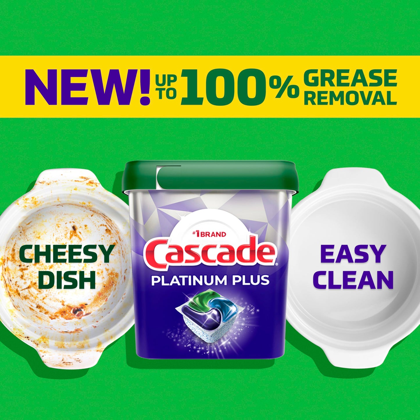 Cascade Platinum Plus Dishwasher Detergent Pods, Dish Detergent Soap, Mountain Scent, 57 Count ๐ All In One Marketplace Canada