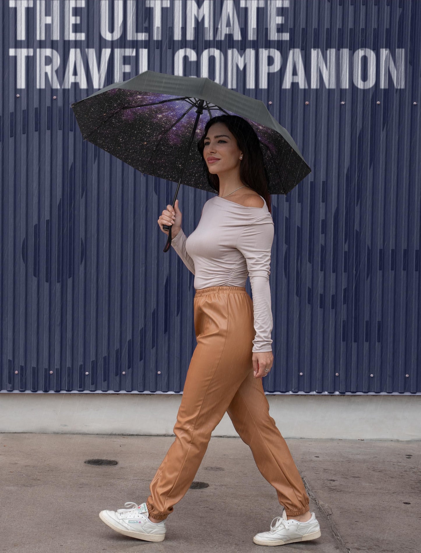 Repel Windproof Travel Umbrella - Compact & Withstands Winds up to 100MPH, Strongest Premium Auto Folding Umbrella for Rain and Sun - Durable, Light & Portable for Women & Men, Fits Backpack & Cars ๐ All In One Marketplace Canada