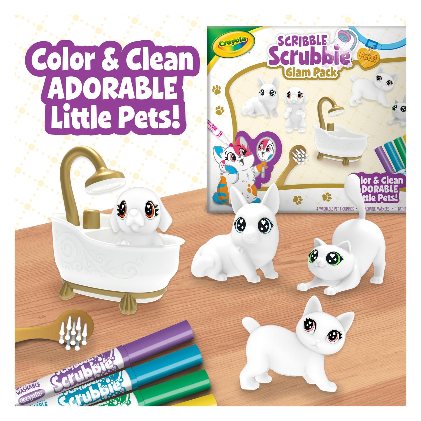 Crayola Scribble Scrubbie Pets Tub Playset, Creative Toys ๐ All In One Marketplace Canada