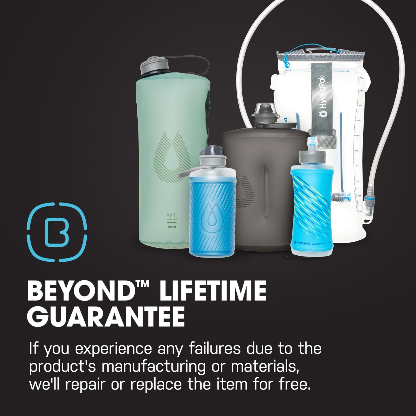 HydraPak Contour Hydration Reservoir (2L, Clear) ๐ All In One Marketplace Canada