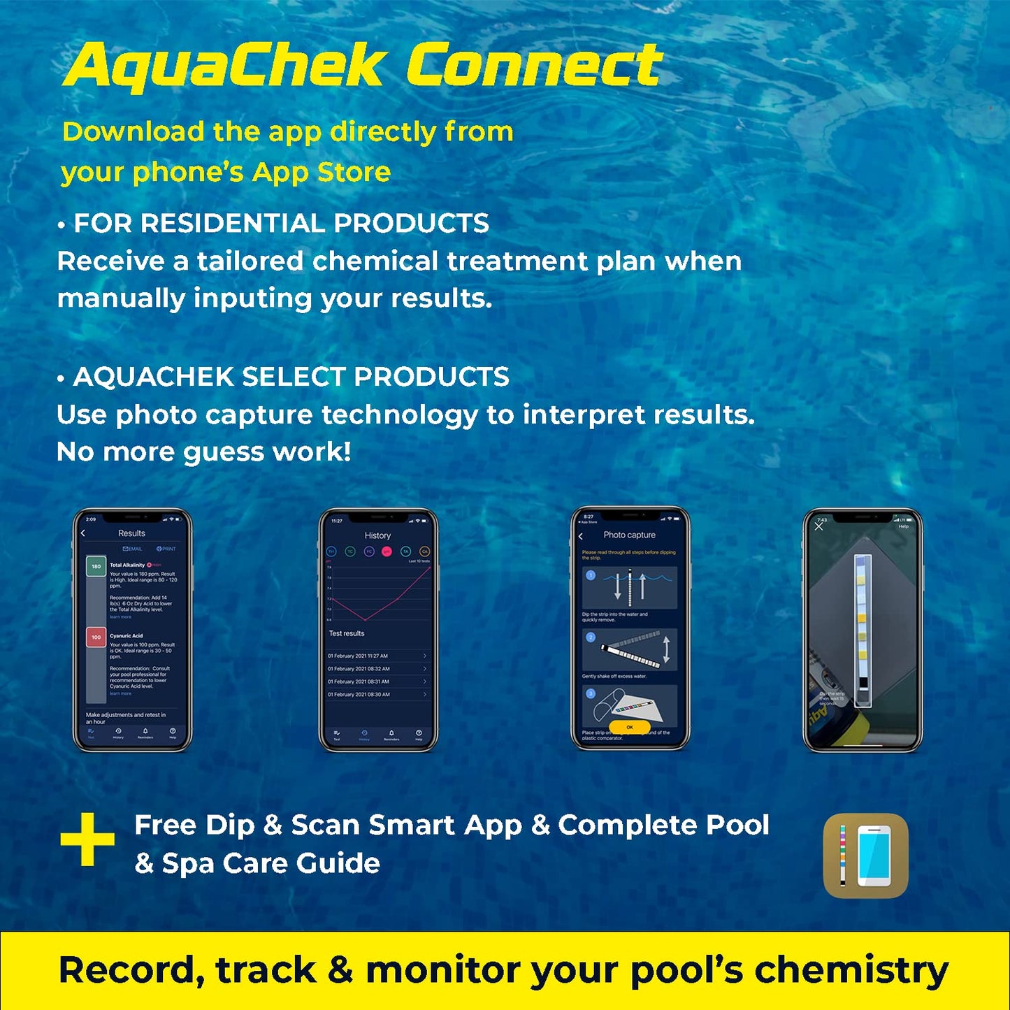 AquaChek 561140A White Salt Titrators Test Strip for Swimming Pools ๐ All In One Marketplace Canada