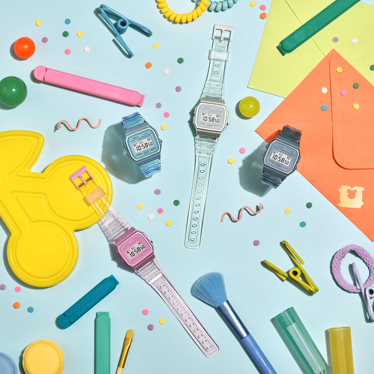 Casio Quartz Watch with Resin Strap, Pink, 20 (Model: F-91WS-4CF) ๐ All In One Marketplace Canada