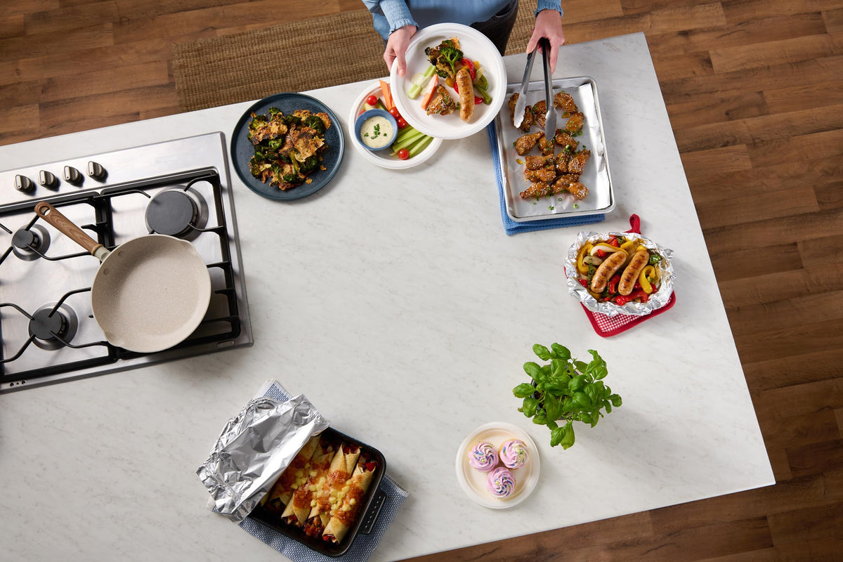 Hefty ECOSAVE Compostable Disposable Paper Plates Dinner 10", 80 Count 🍁 All In One Marketplace Canada