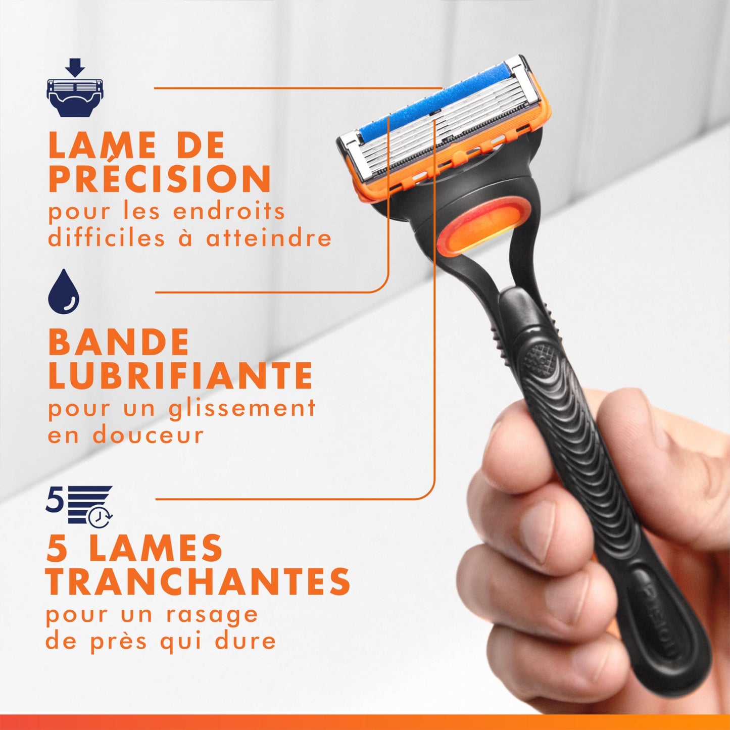 Gillette Razors, Fusion 5 Razor Men, 5-Blade, 1 Handle + 4 Refill ๐ All In One Marketplace Canada