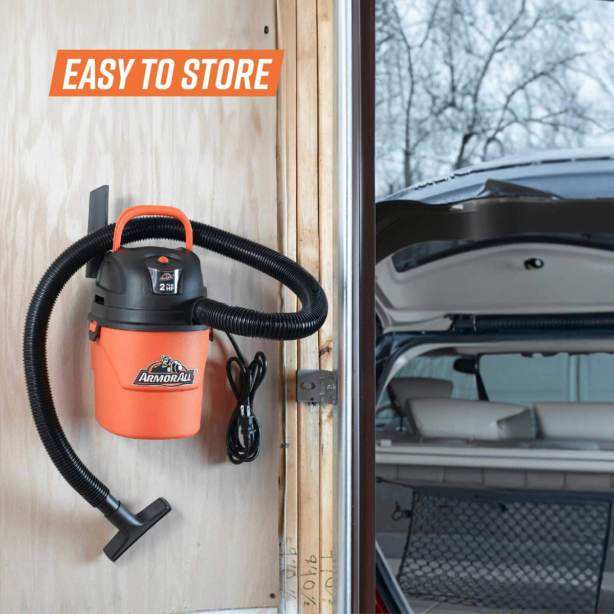 Armor All 1.5-Gallon 2 Peak HP Vac-Mate Wet/Dry Vacuum, AA155, Orange ๐ All In One Marketplace Canada